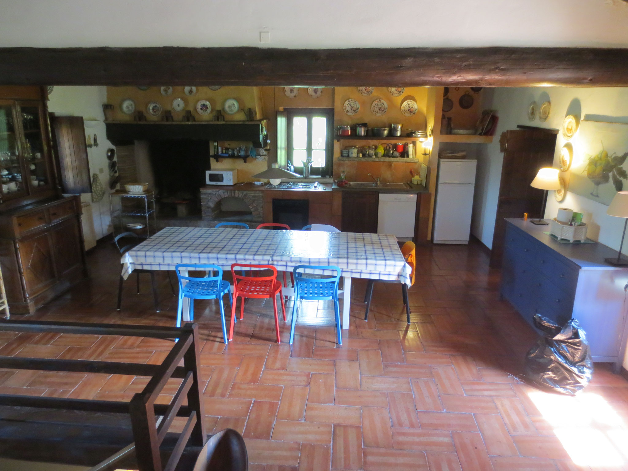 Unser Ferienanwesen: Villa Casale di Renata, Loc. La Casa (Rassina) - 270 qm Innenraum (Küche des Hauses)