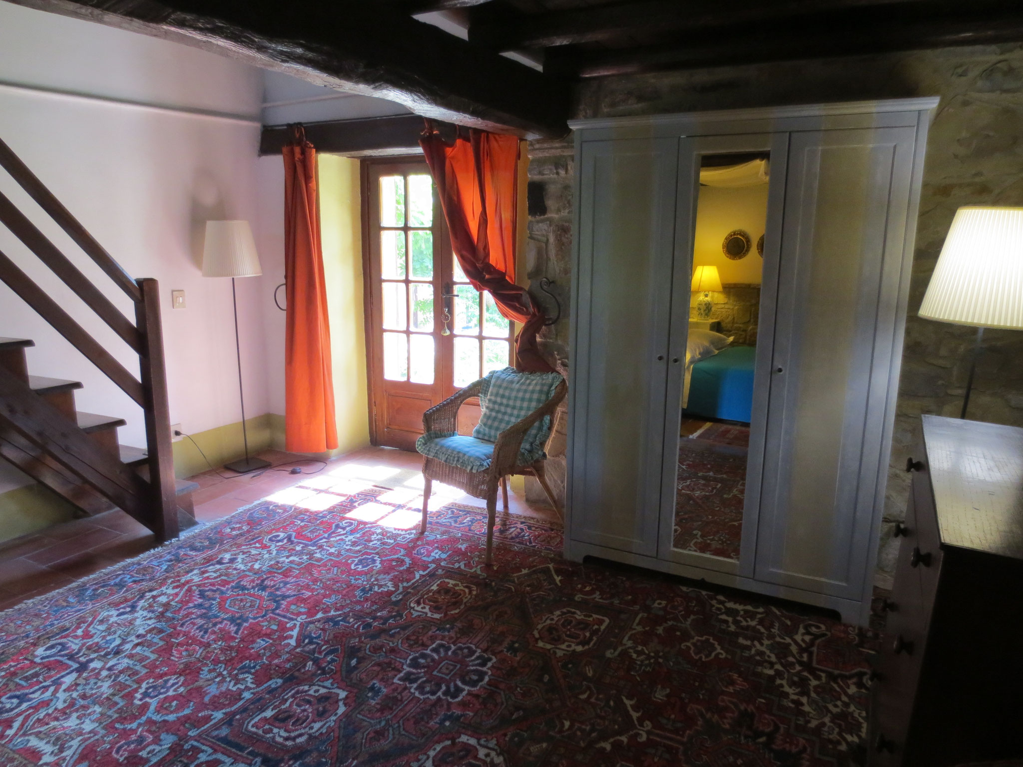 Unser Ferienanwesen: Villa Casale di Renata, Loc. La Casa (Rassina) - 270 qm Innenraum (Doppel-Schlafzimmer)