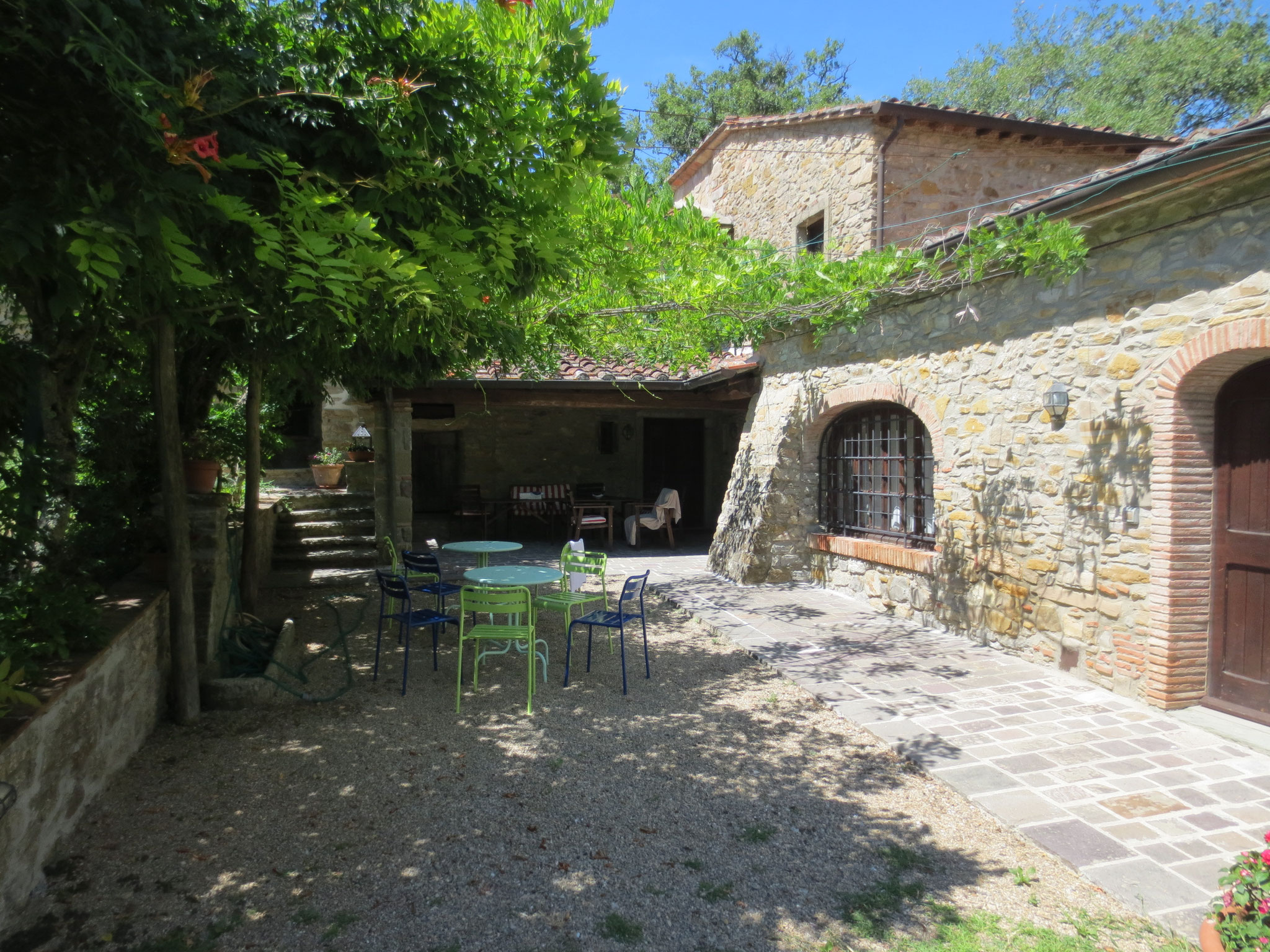 Unser Ferienanwesen: Villa Casale di Renata, Loc. La Casa (Rassina)