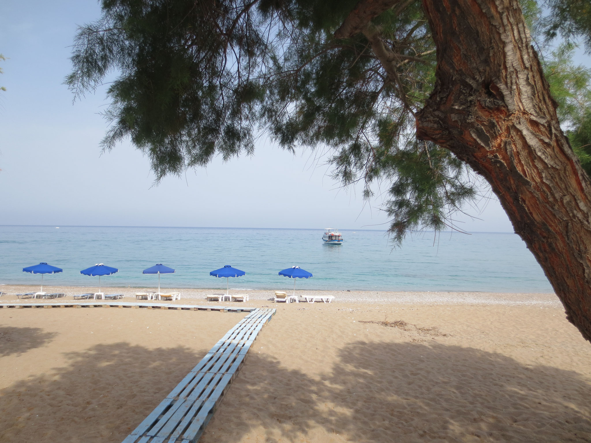 Stegna Beach, Ormos Archangelos (Mitte Nordosten.., kleiner Touristenort)