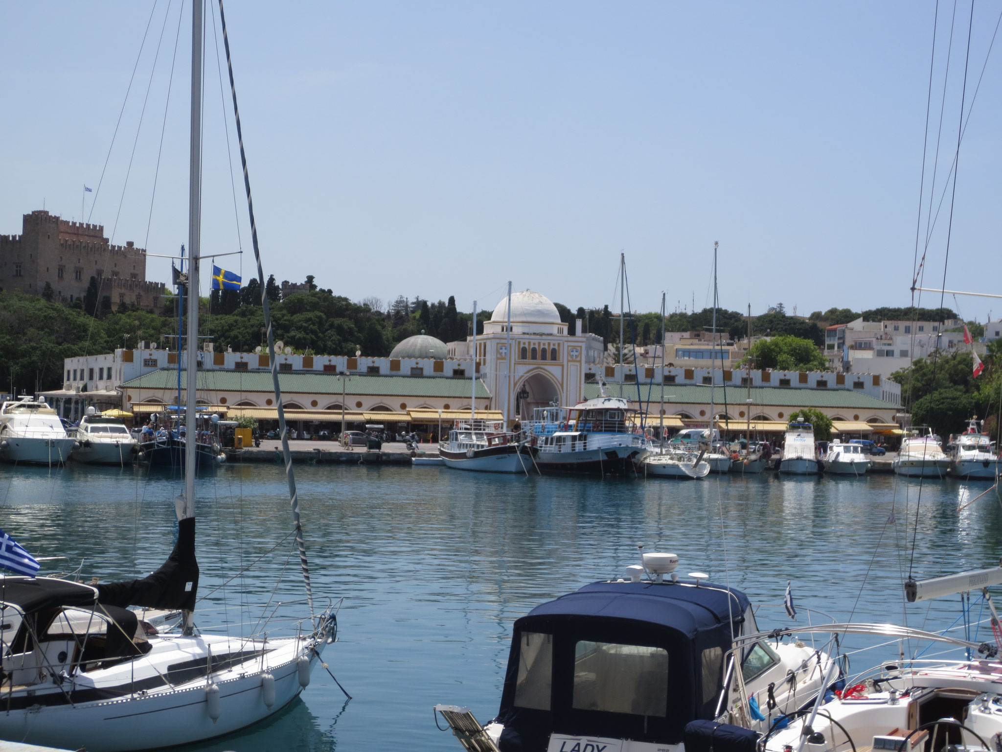 Rhodos Town (Nordspitze der Insel): Old Harbor "Mandraki"