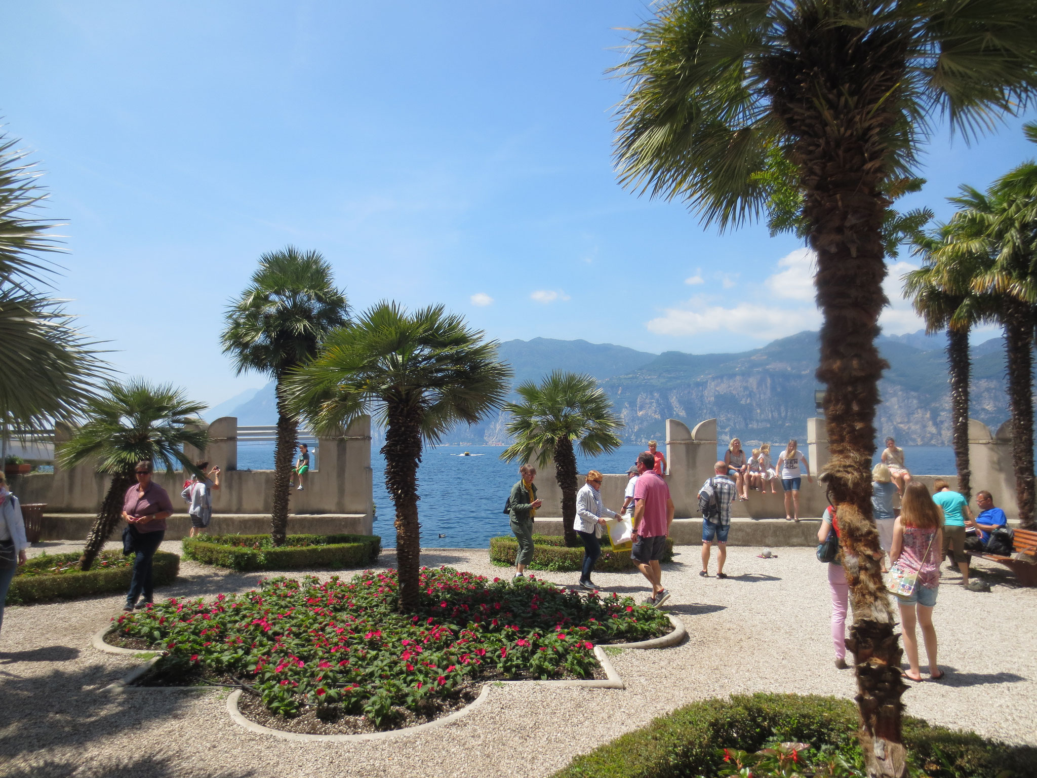 Gardasee-Ostufer: Das bekannte Städtchen Malcesine