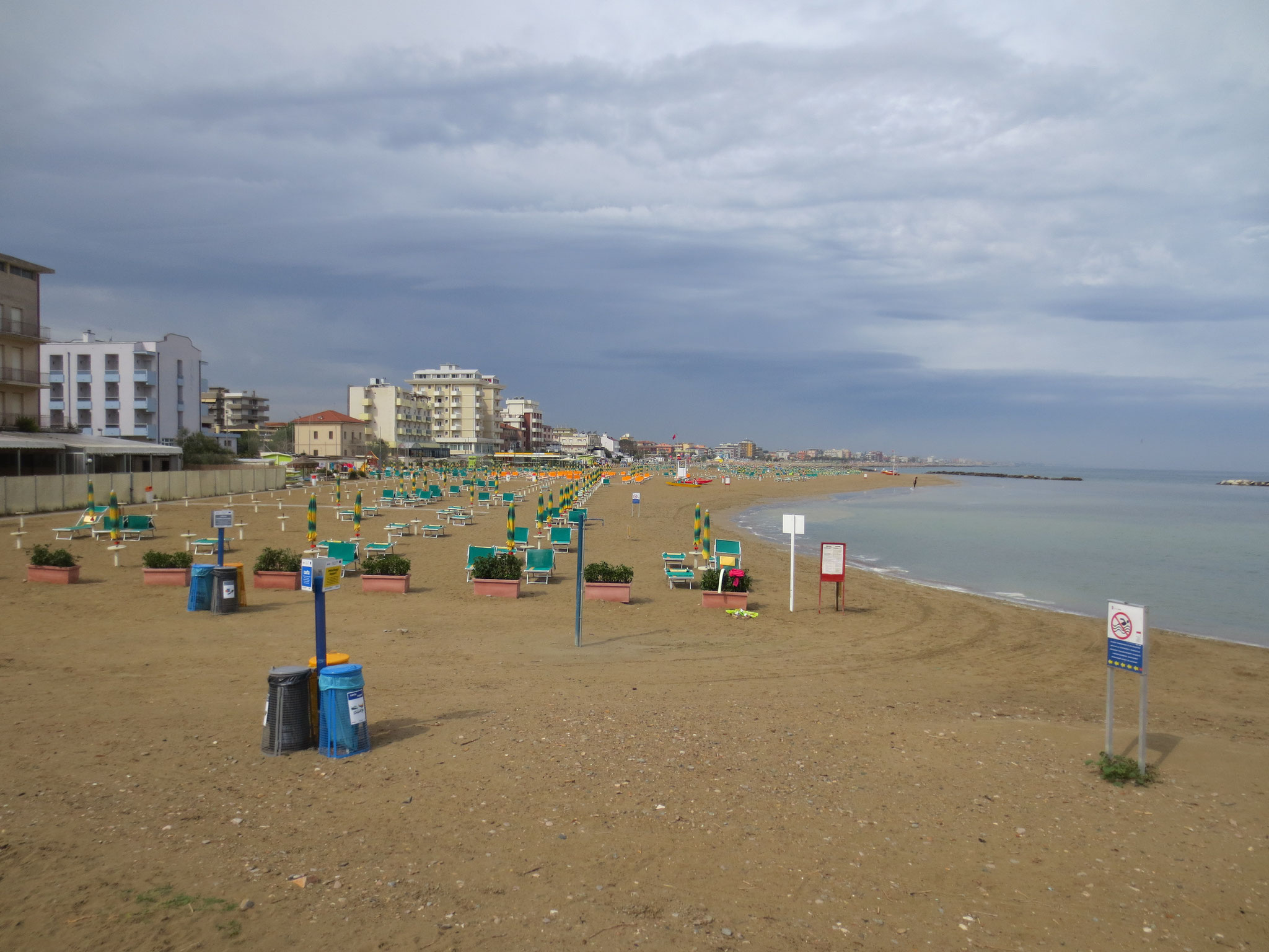 Rivabella: Ein Ortsteil von Rimini, unweit unseres Feriendomizils Viserba