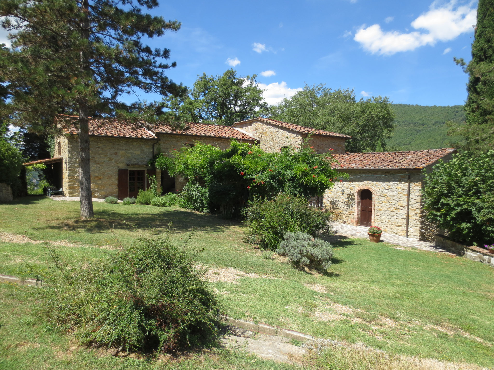 Unser Ferienanwesen: Villa Casale di Renata, Loc. La Casa (Rassina)