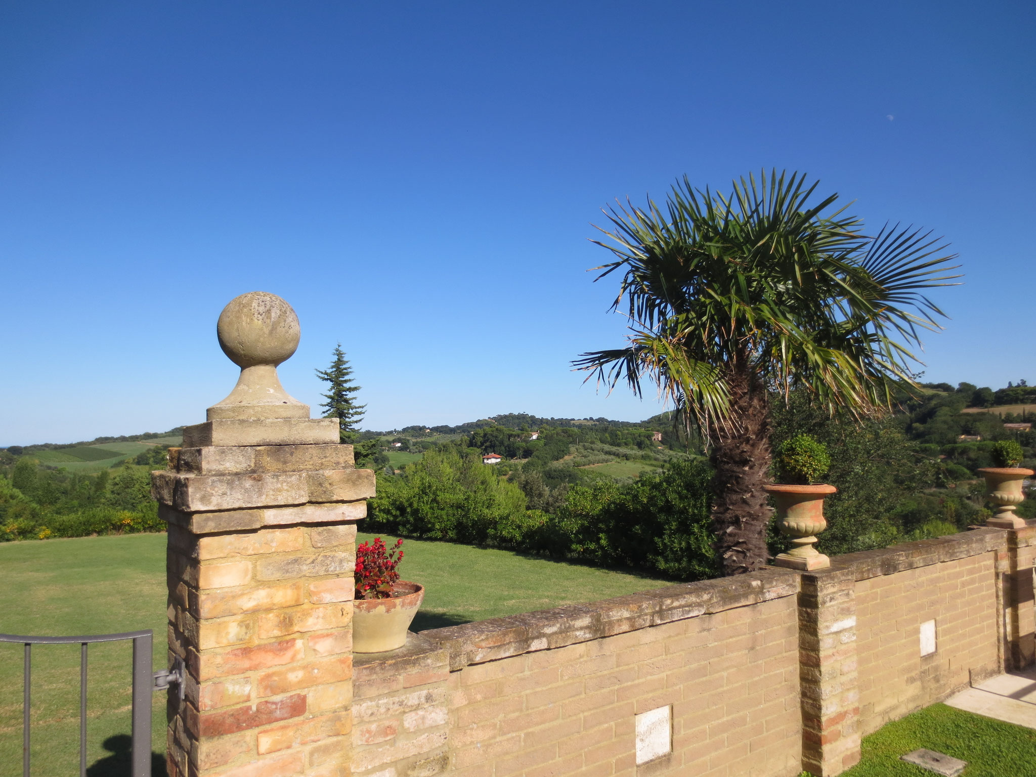 Ausklang der Ferien in der Villa Cattani Stuart XVII sec., Trebbiantico (Pesaro, Le Marche)