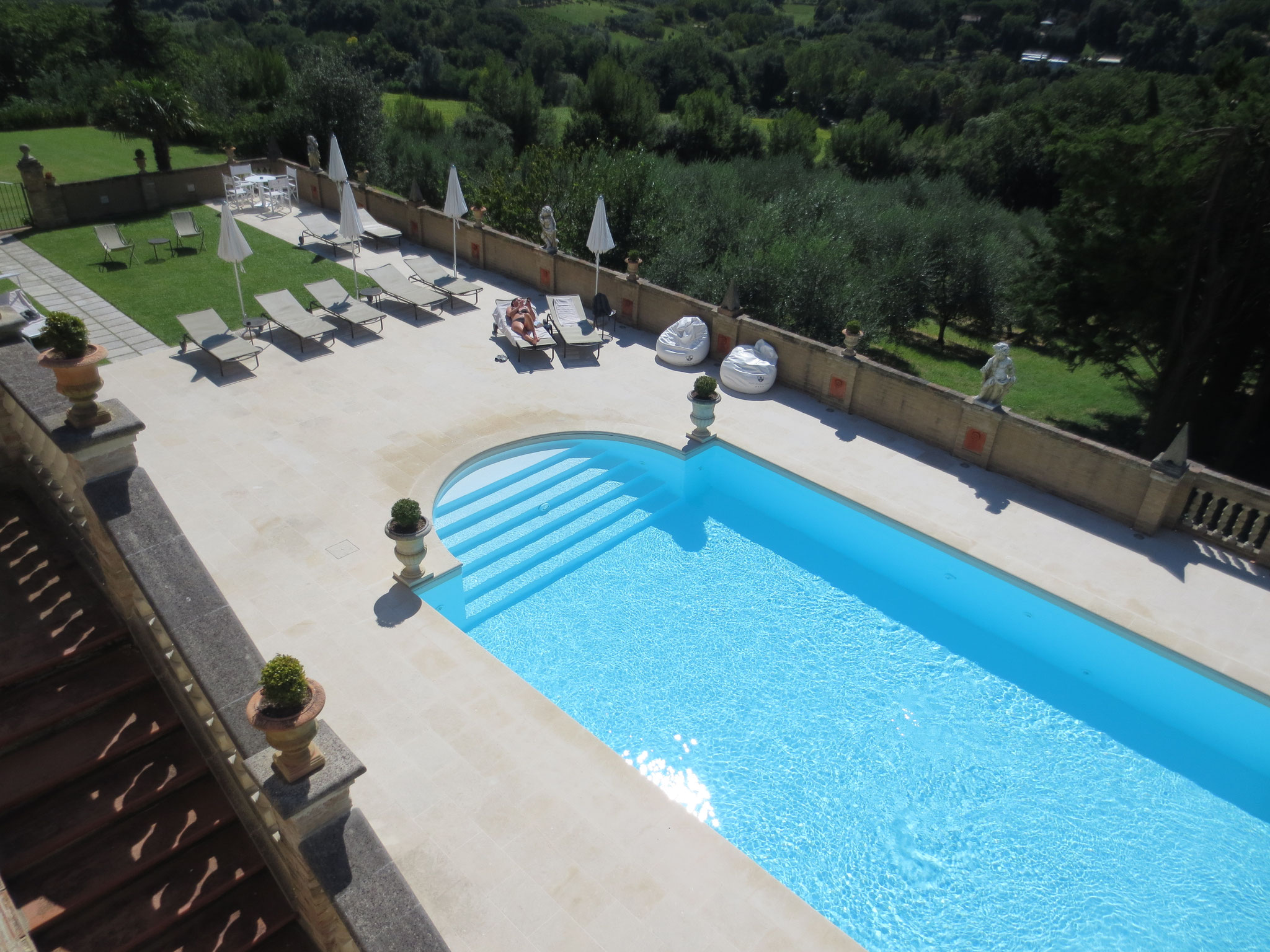 Ausklang der Ferien in der Villa Cattani Stuart XVII sec., Trebbiantico (Pesaro, Le Marche)