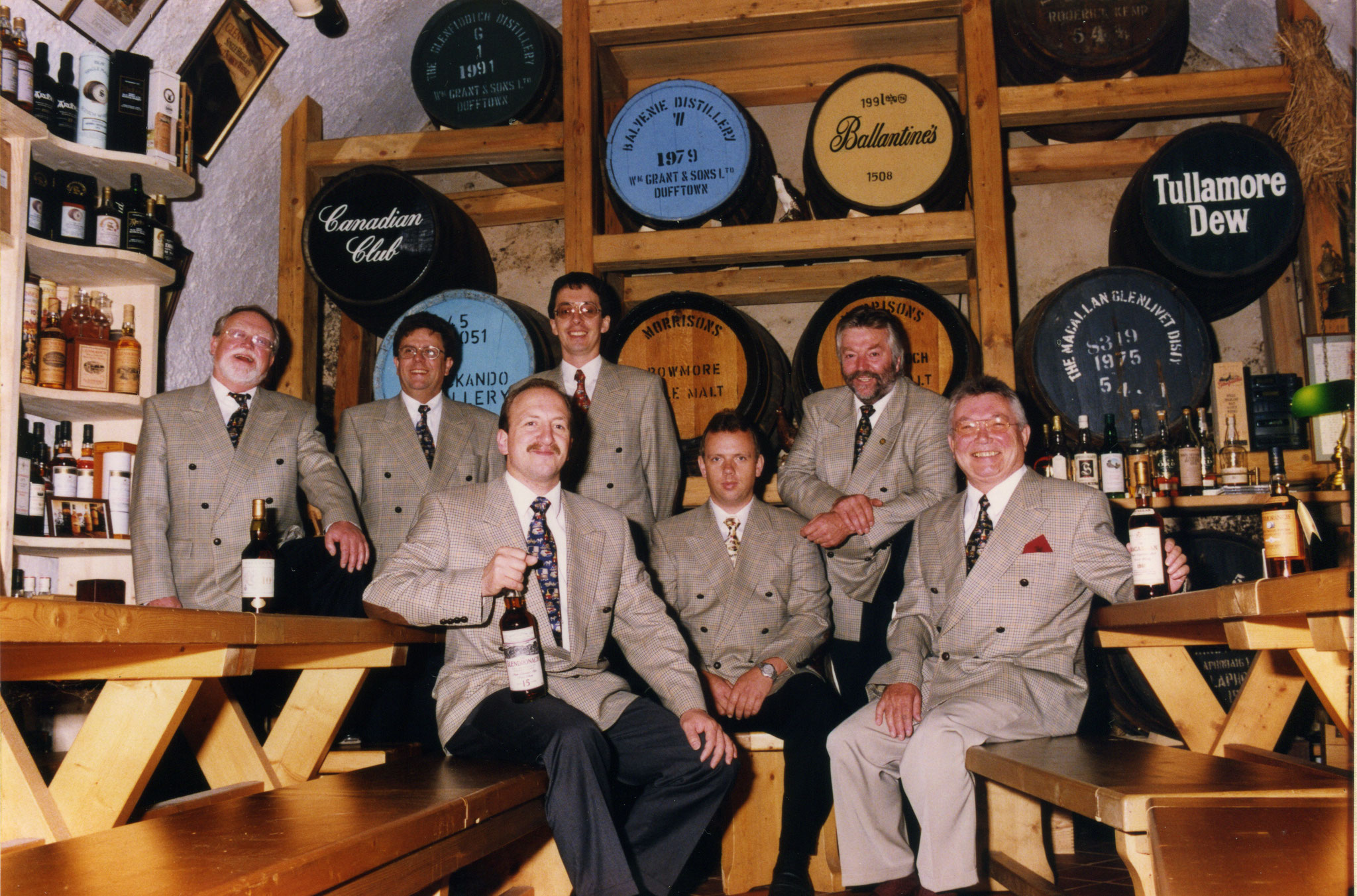 Im Whiskykeller der Kyrburg 1998
