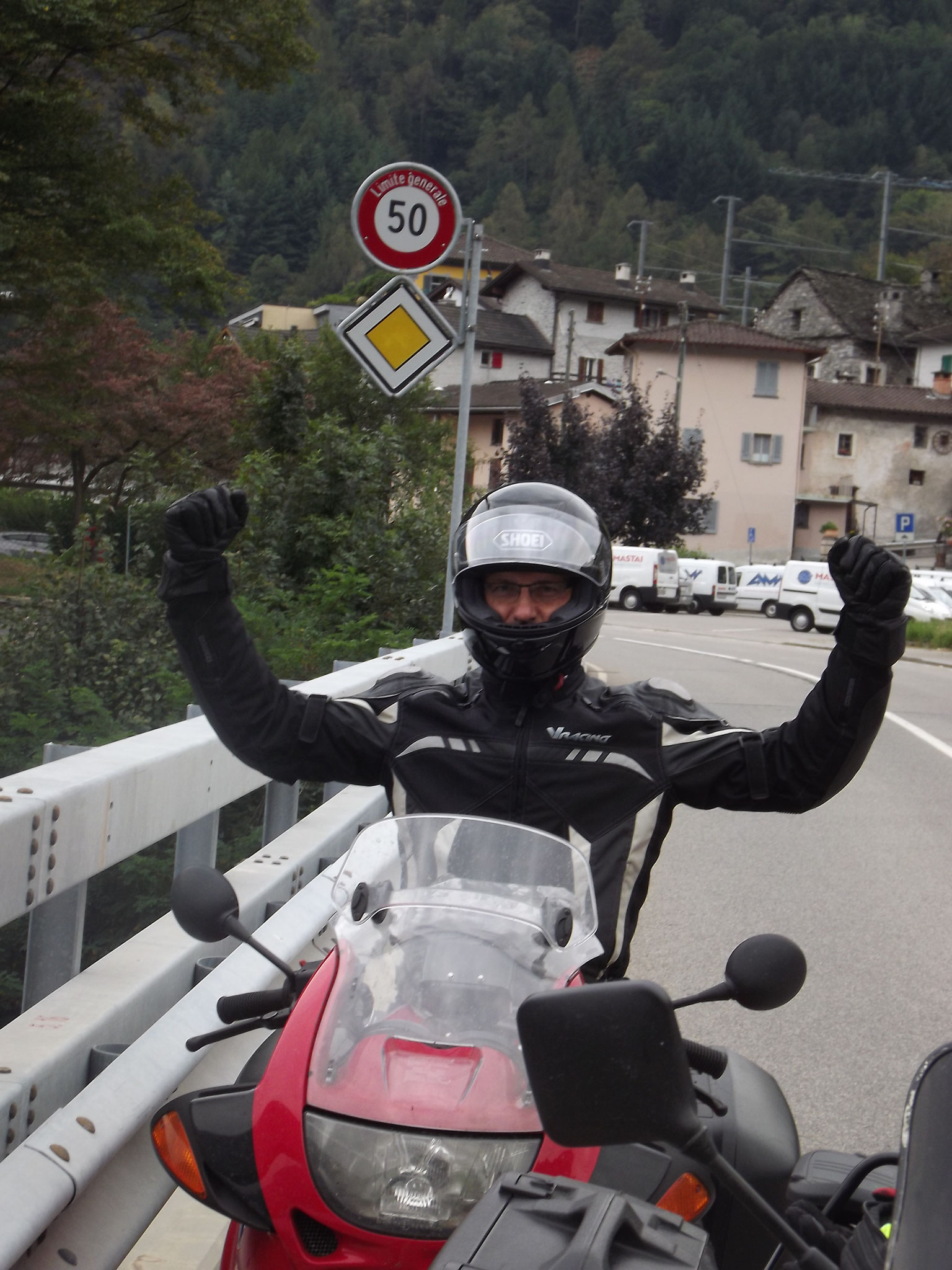 die Tour mit der K1200RS