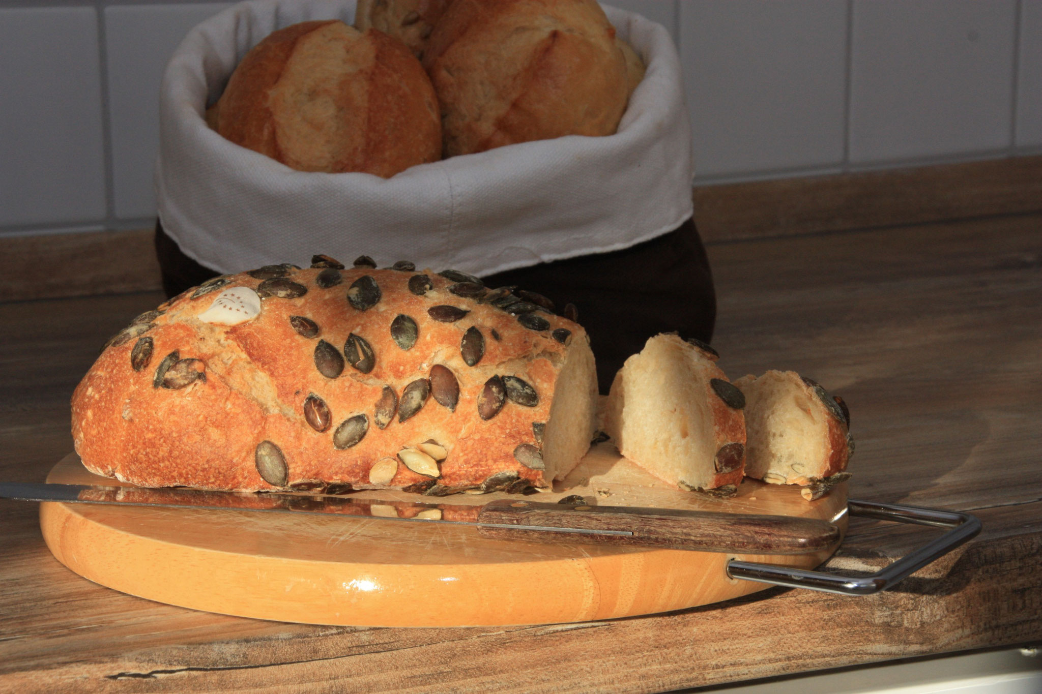 ...hmmmh, frisches duftendes Brot. 