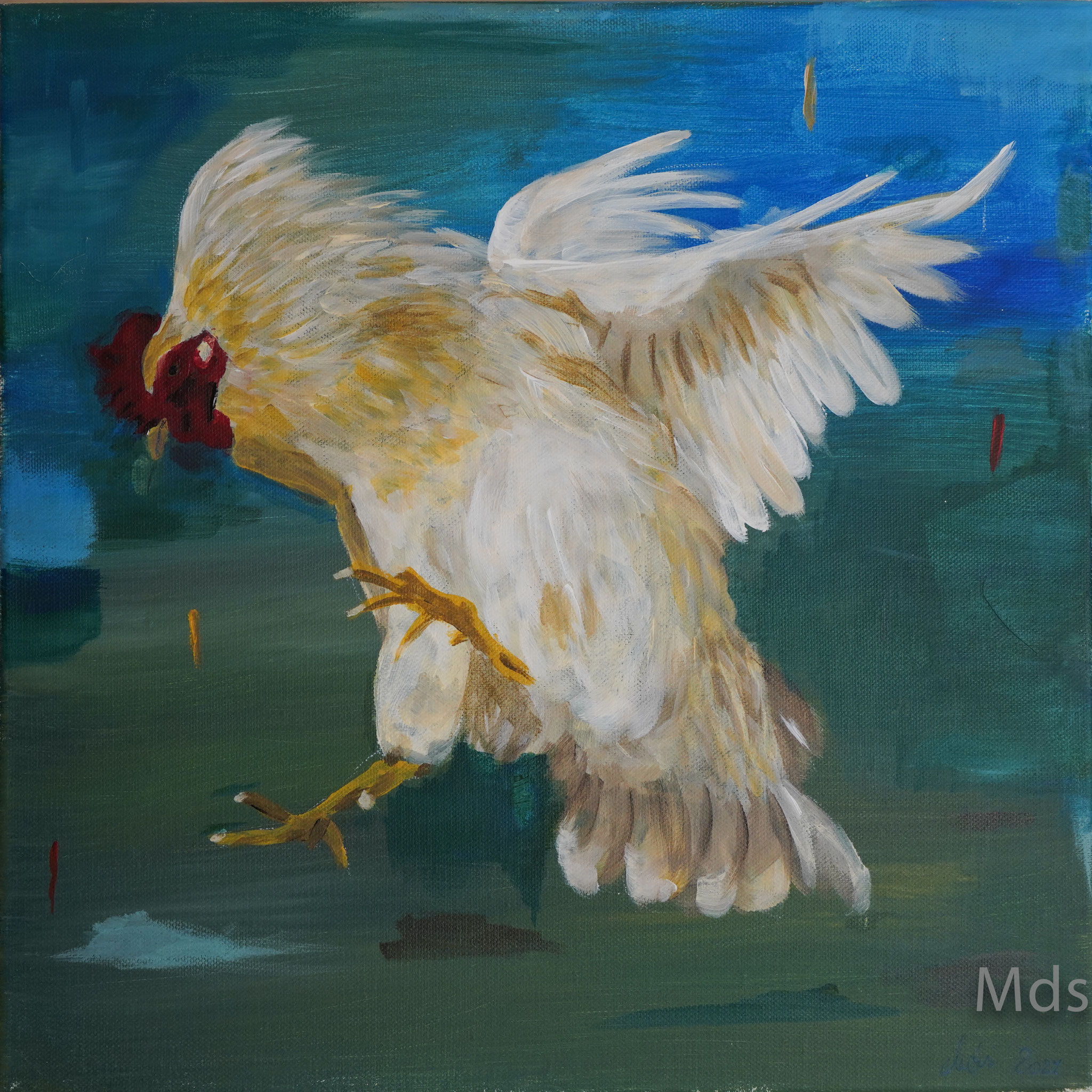 Beitrag zur Ausstellung "Im kleinen Format" max. 40x40 cm