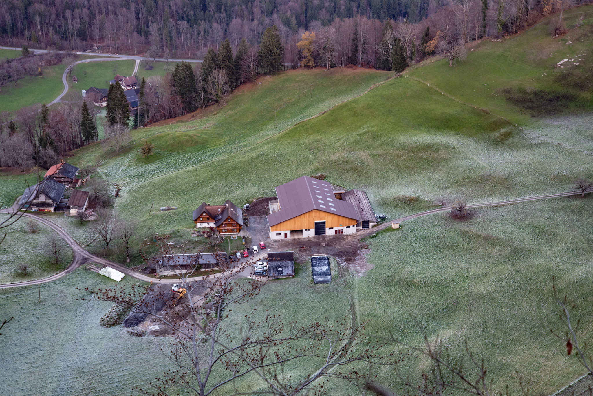 Biohof-Emmetti mit neuem Stall - November 2020