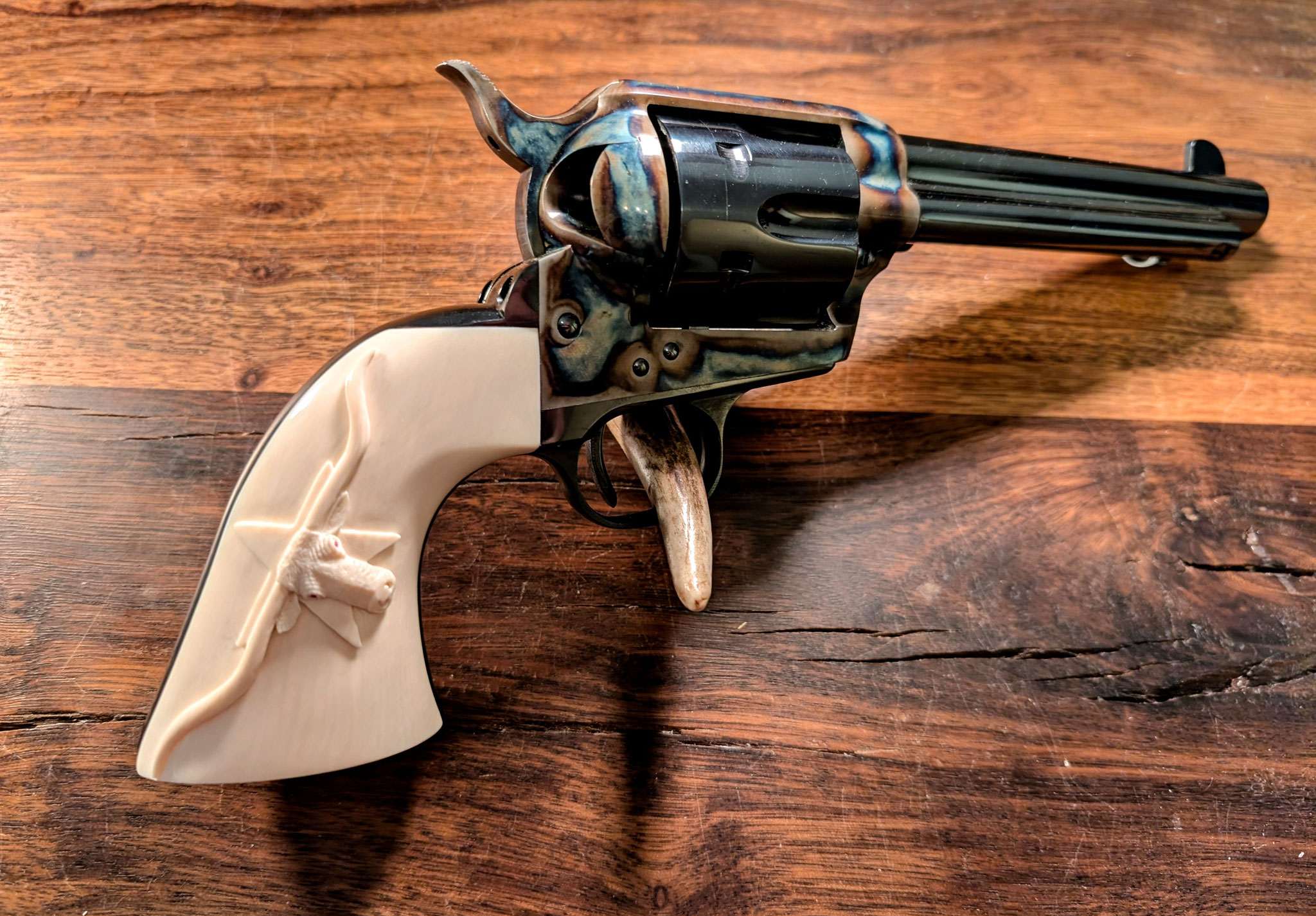 USFA Revolver with carved grips