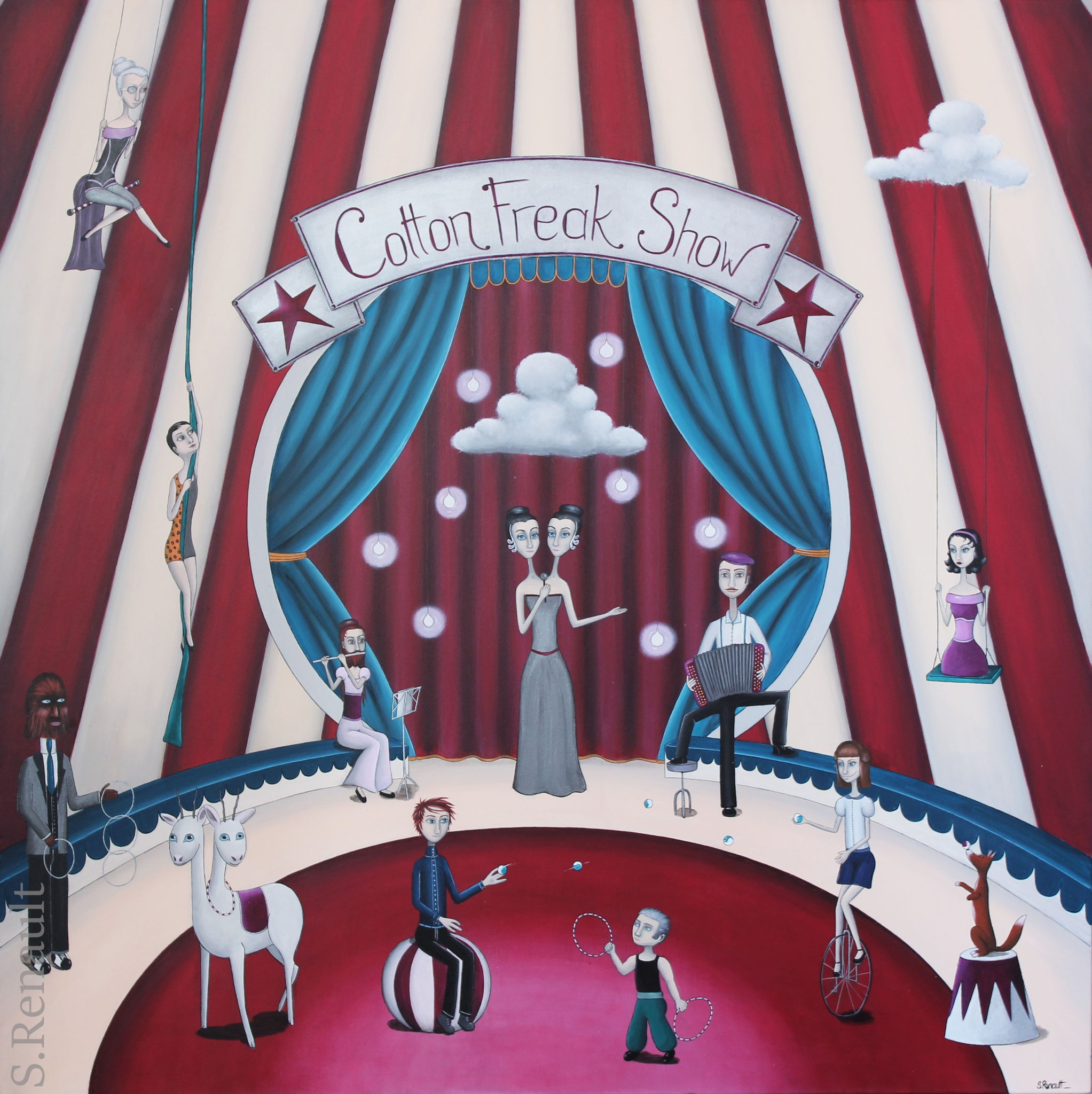 Cotton Freak Show (120x120 cm) 2016