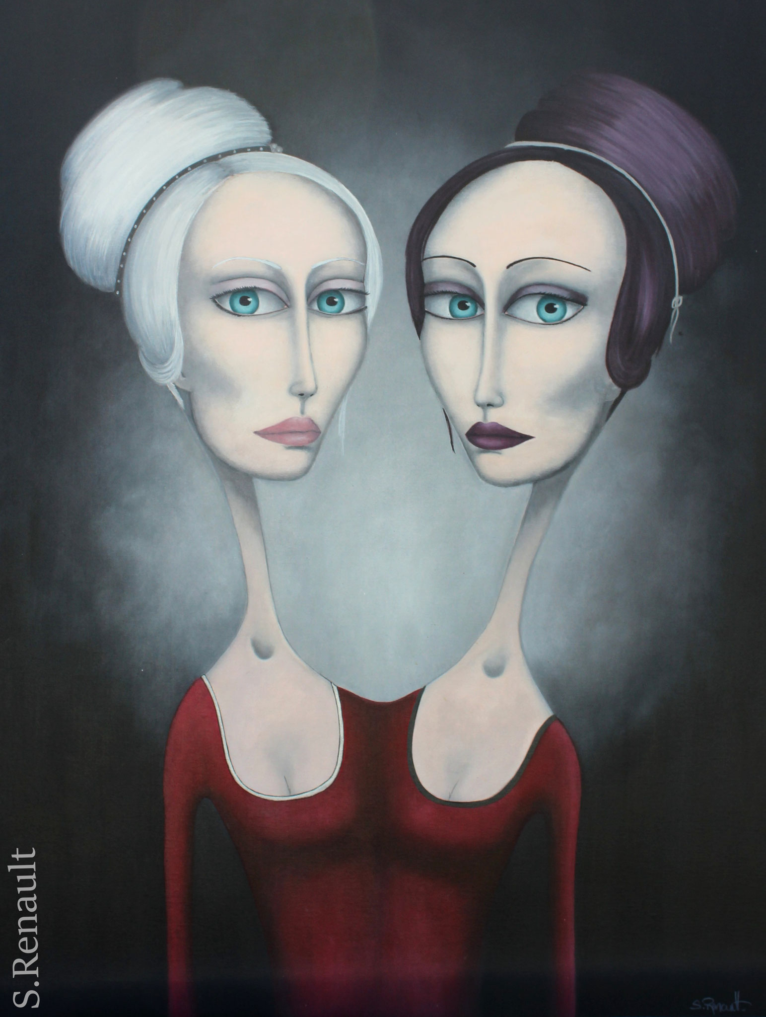 En Tête à Tête avec moi-même (116x89 cm) 2011