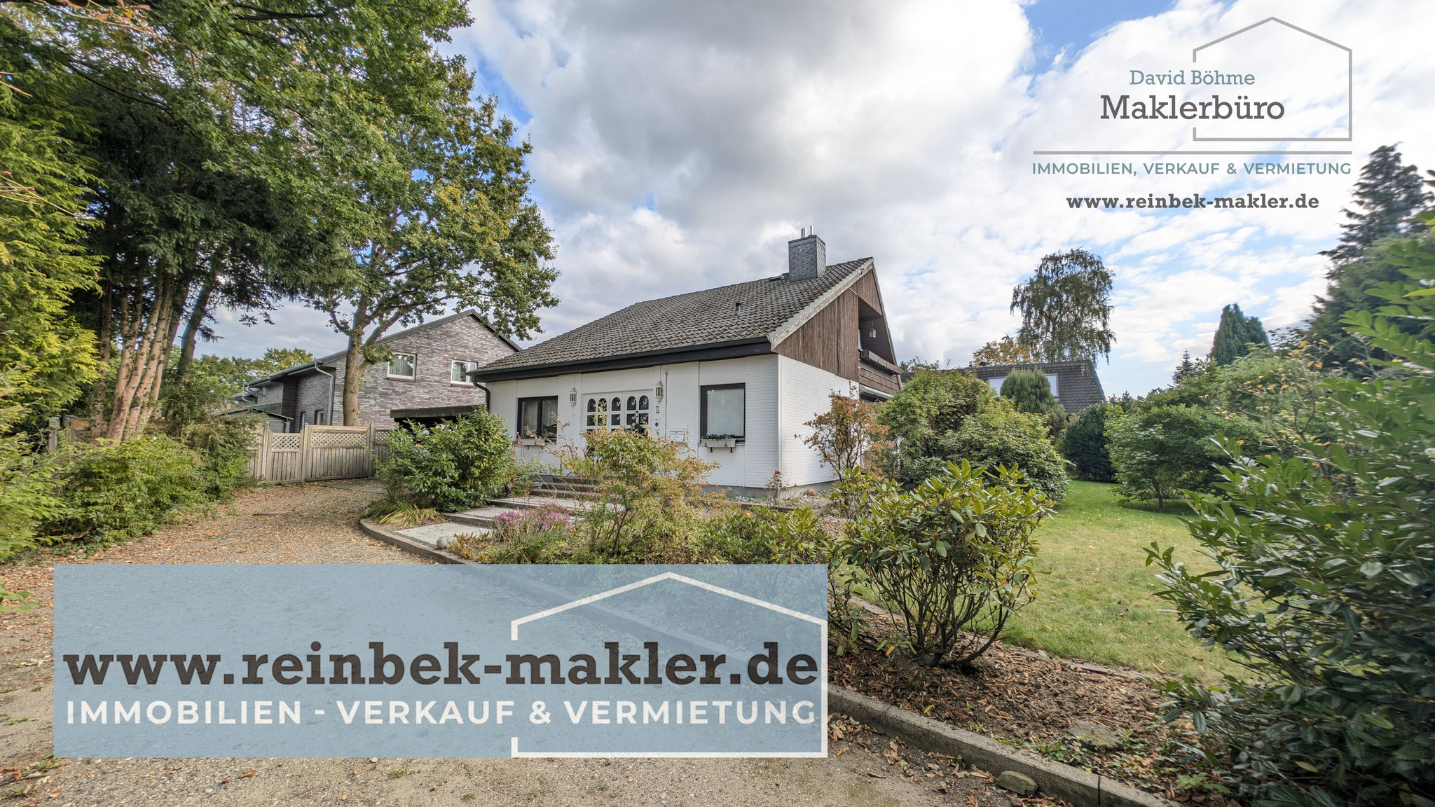 559.000,- € Reinbek, ruhige Lage in zweiter Reihe – Familienidyll mit Garten, Kamin, Vollkeller und Carport