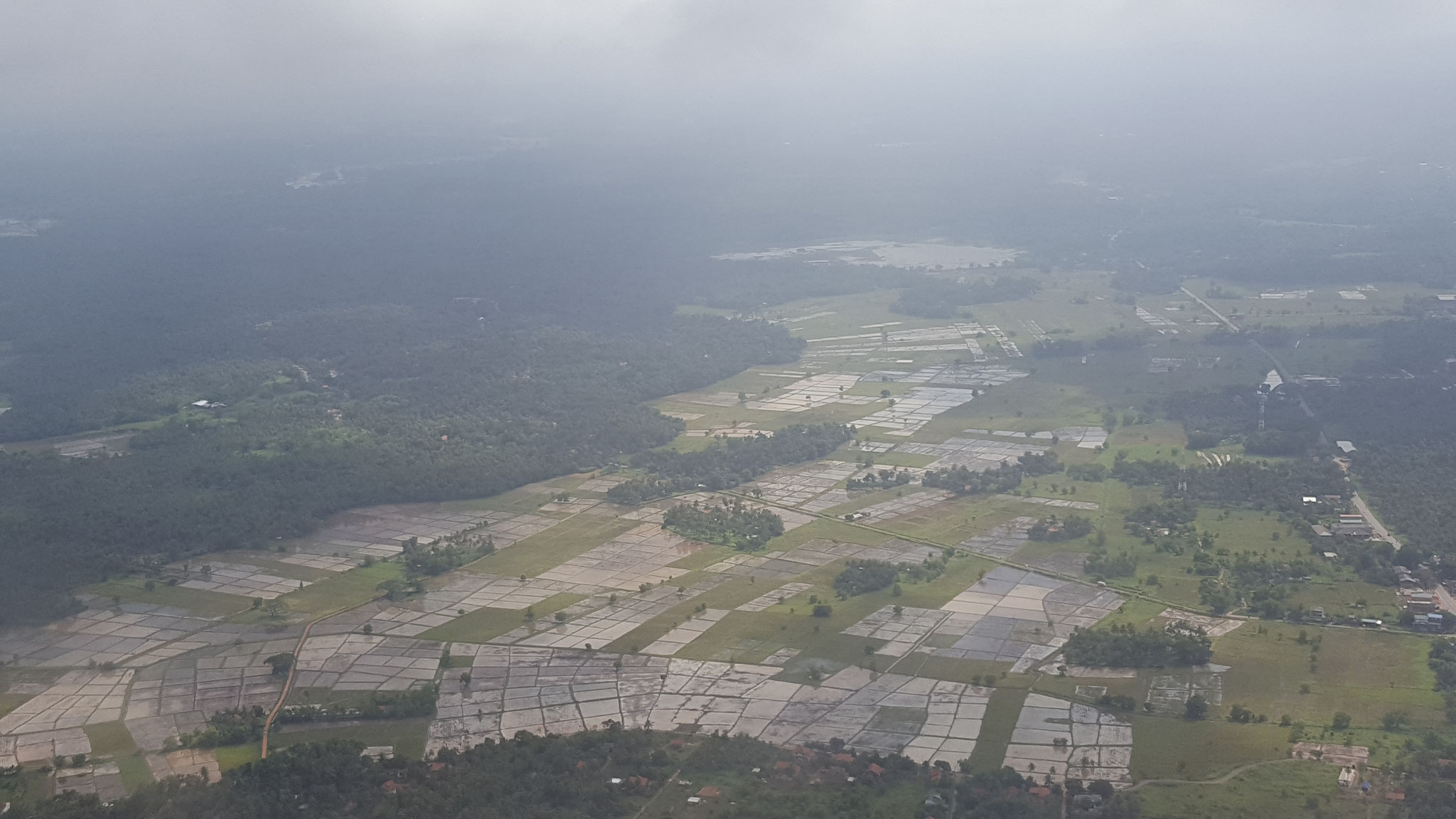 SriLanka vom Flugzeug aus