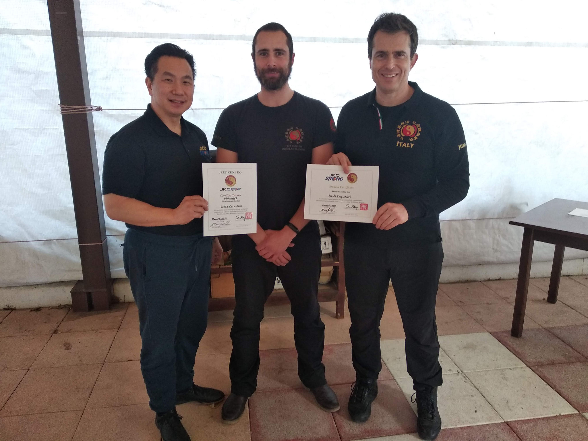 Con Sifu Tommy Gong e Guru Marco Bellani