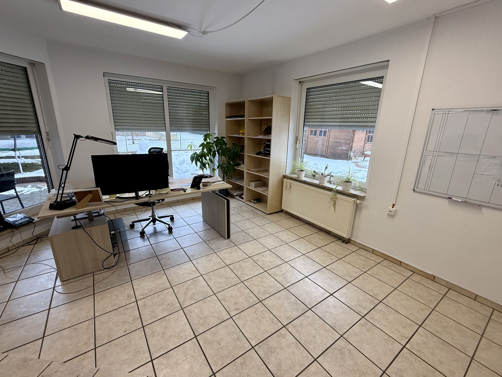 EG Wohnzimmer zurzeit Büro