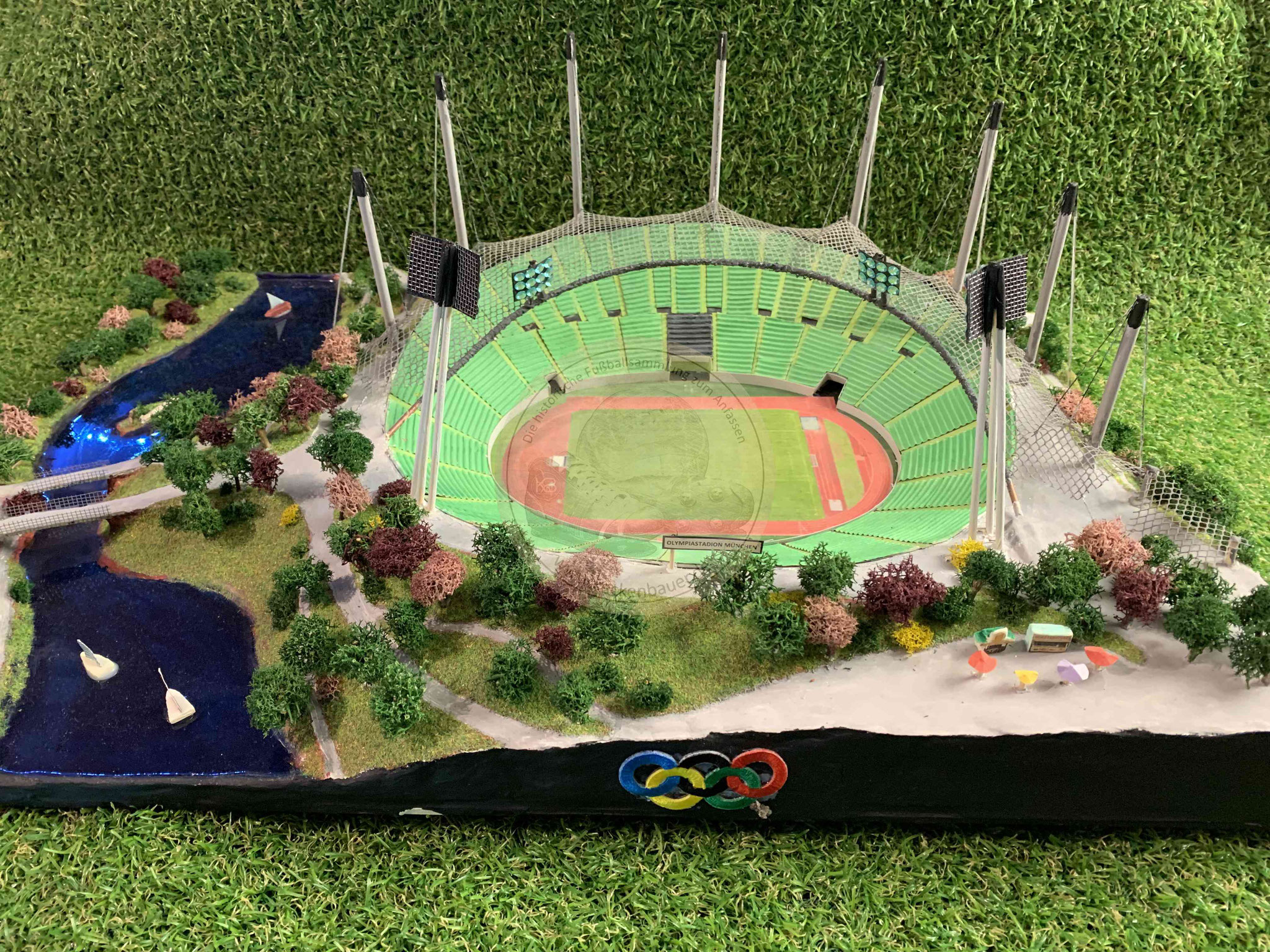 1974 Miniatur Olympiastadion München Einzelstück b