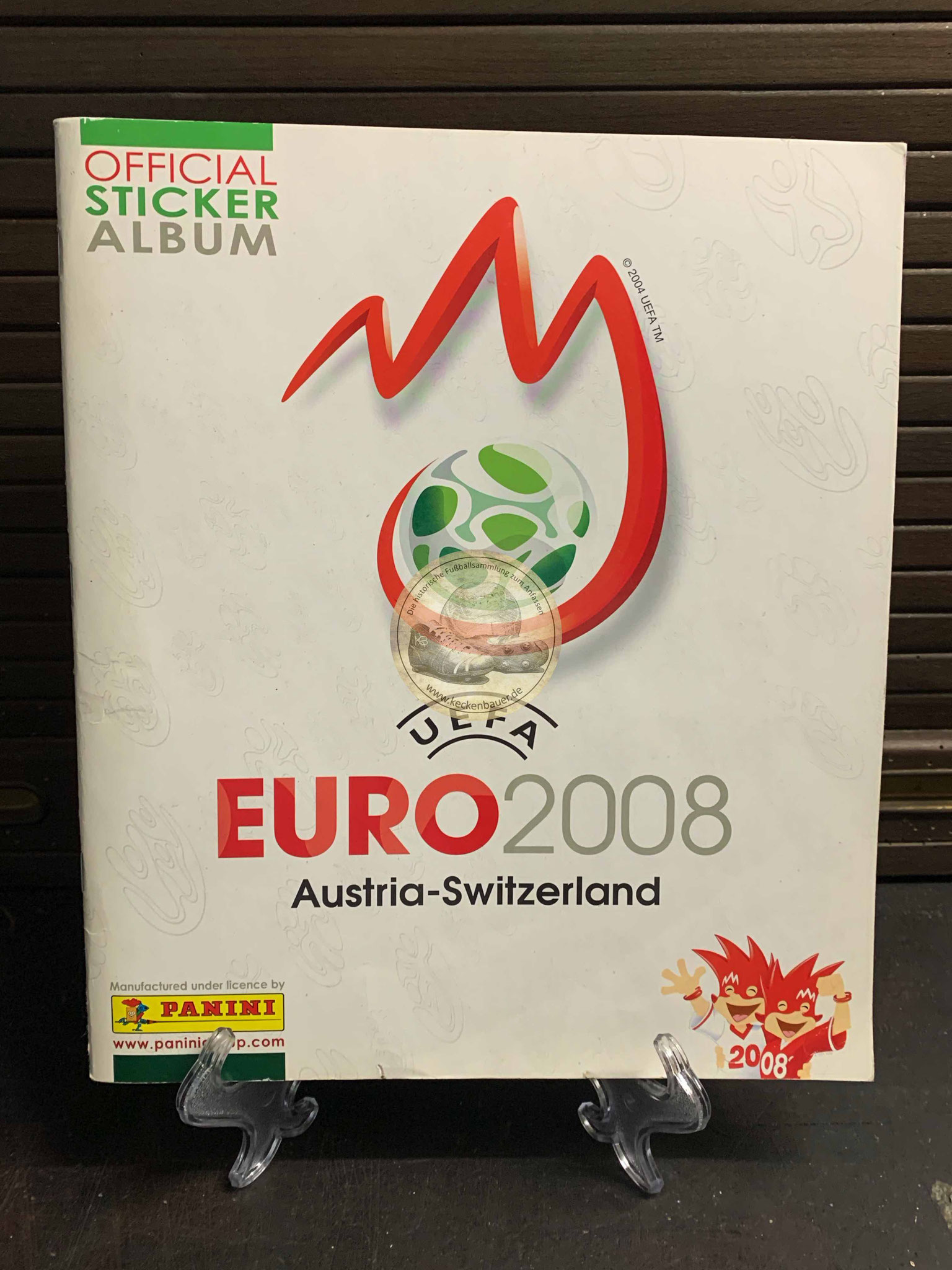 Panini Album von der EM 2008 in Österreich und der Schweiz