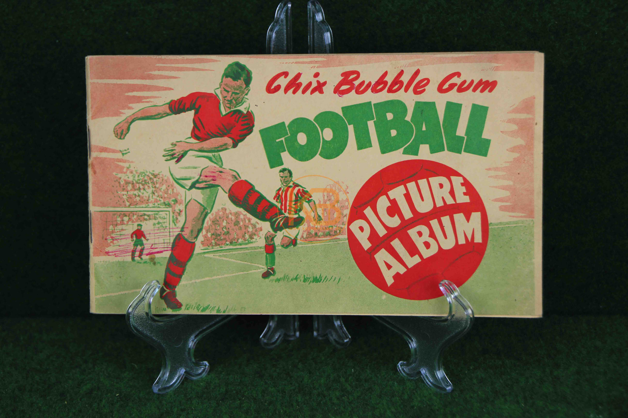 Sammelalbum Chic Bubble Gum Football Picture Album aus den 1950er Jahren.