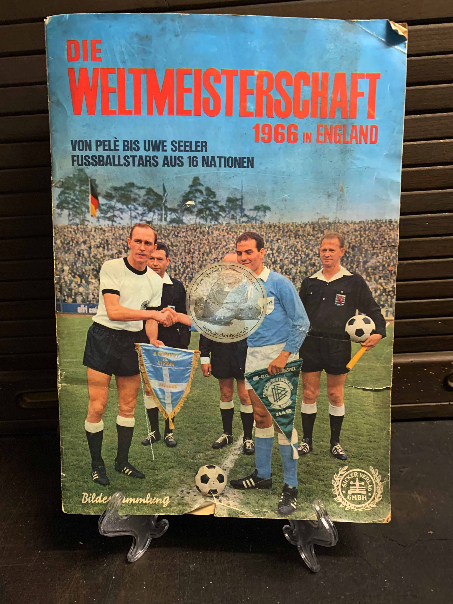 Sammelalbum Die Weltmeisterschaft 1966 in England vom Sicker Verlag