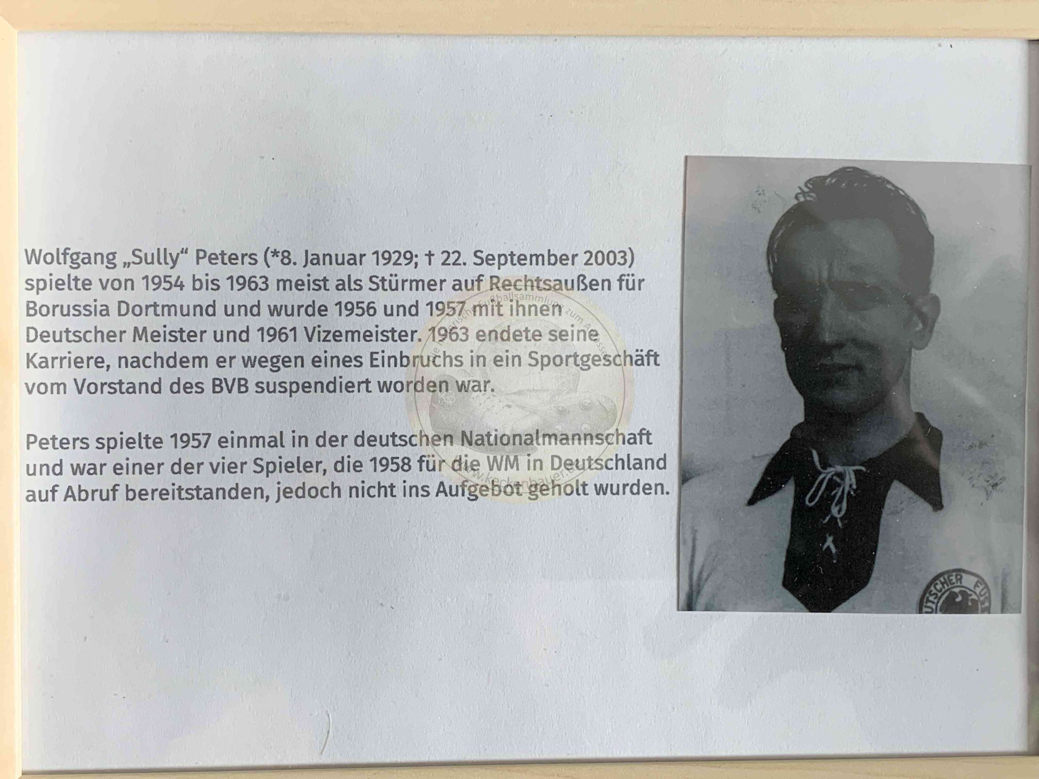 1957 Manschettenknöpfe von Wolfgang Sully Peters DFB b