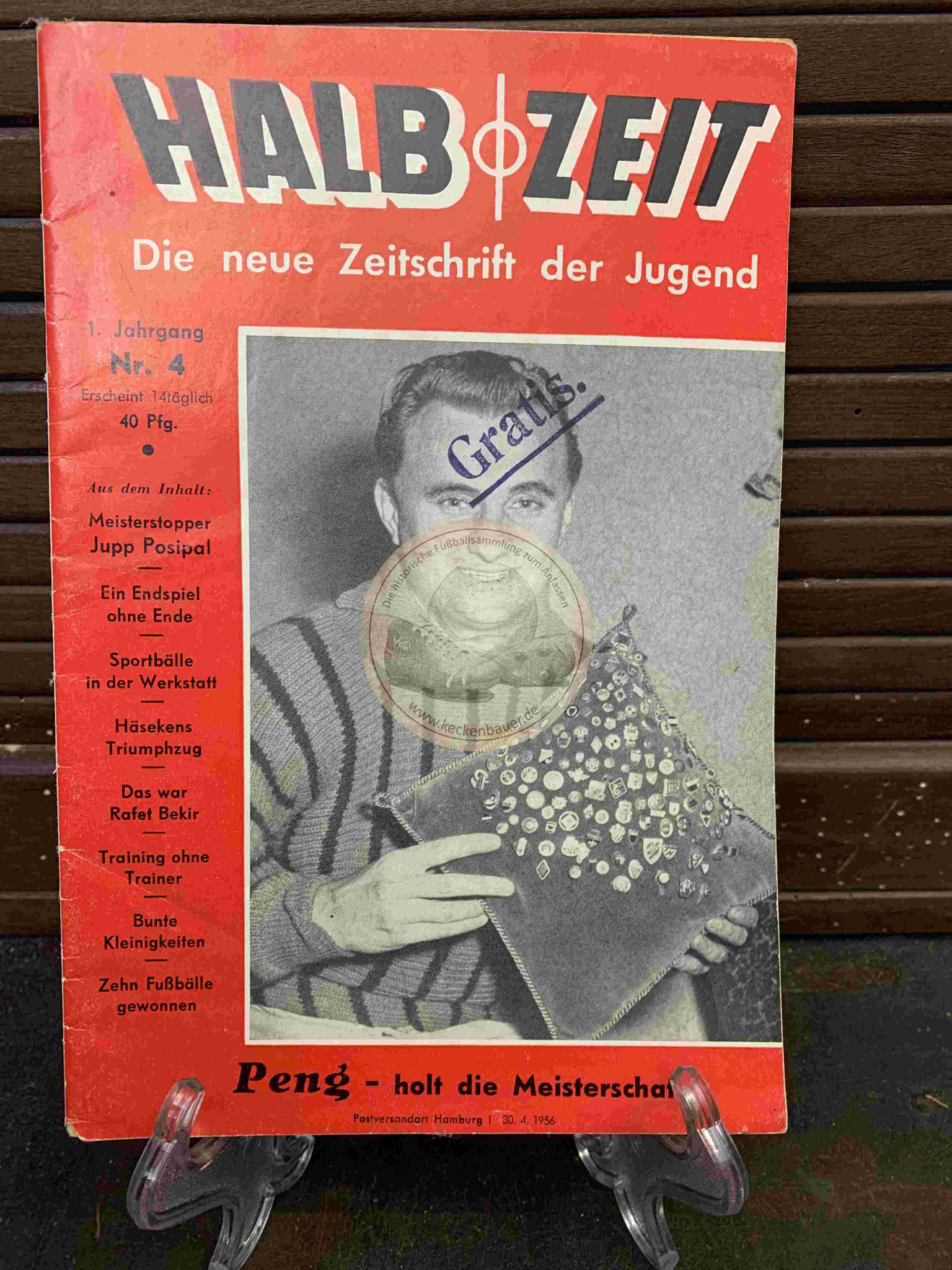 Halbzeit Die neue Zeitschrift der Jugend aus dem Jahr 1956