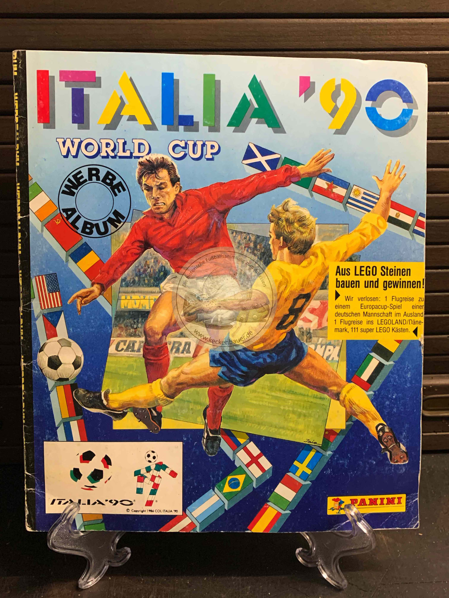 Panini Album von der WM 1990 in Italien