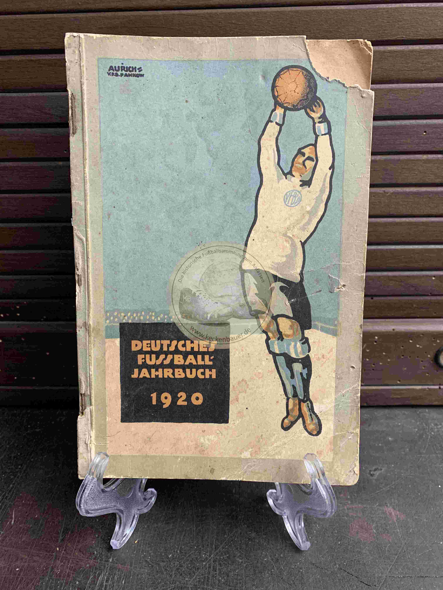 Deutsche Fussball Jahrbuch vom DFB aus dem Jahr 1920