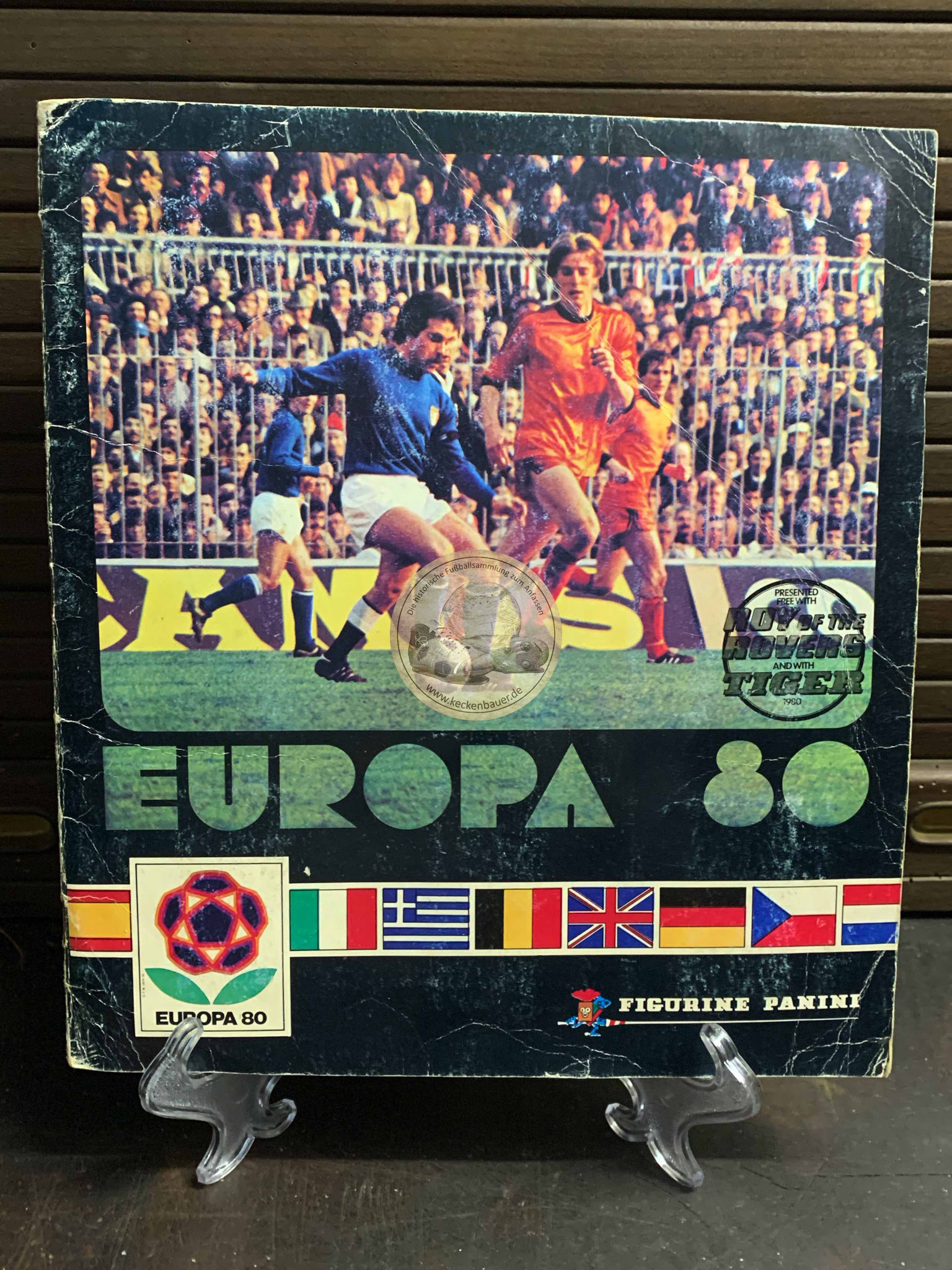 Panini Album von der EM 1980 in Italien