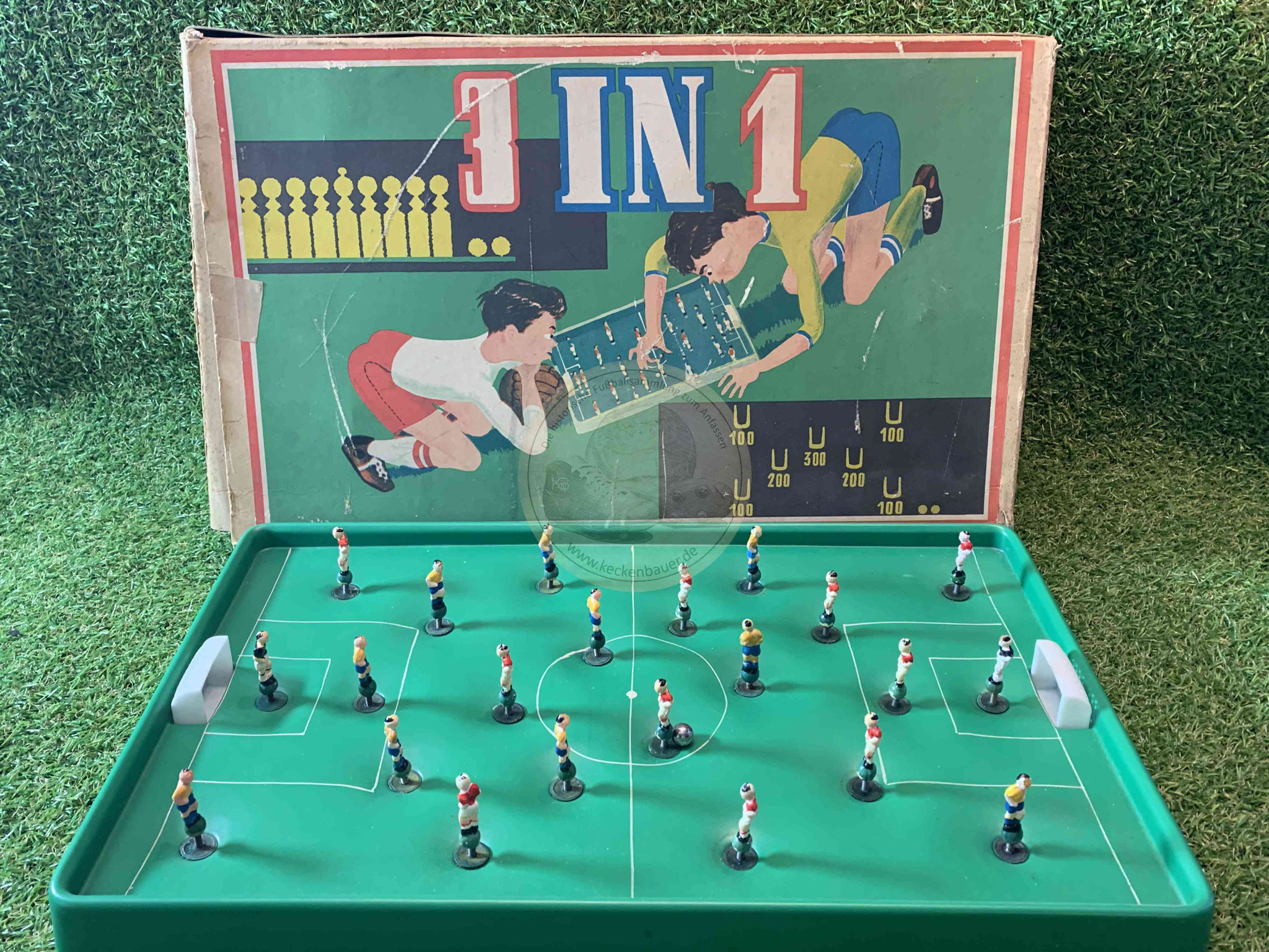 3 in 1 Fußballspiel aus den 1950ern