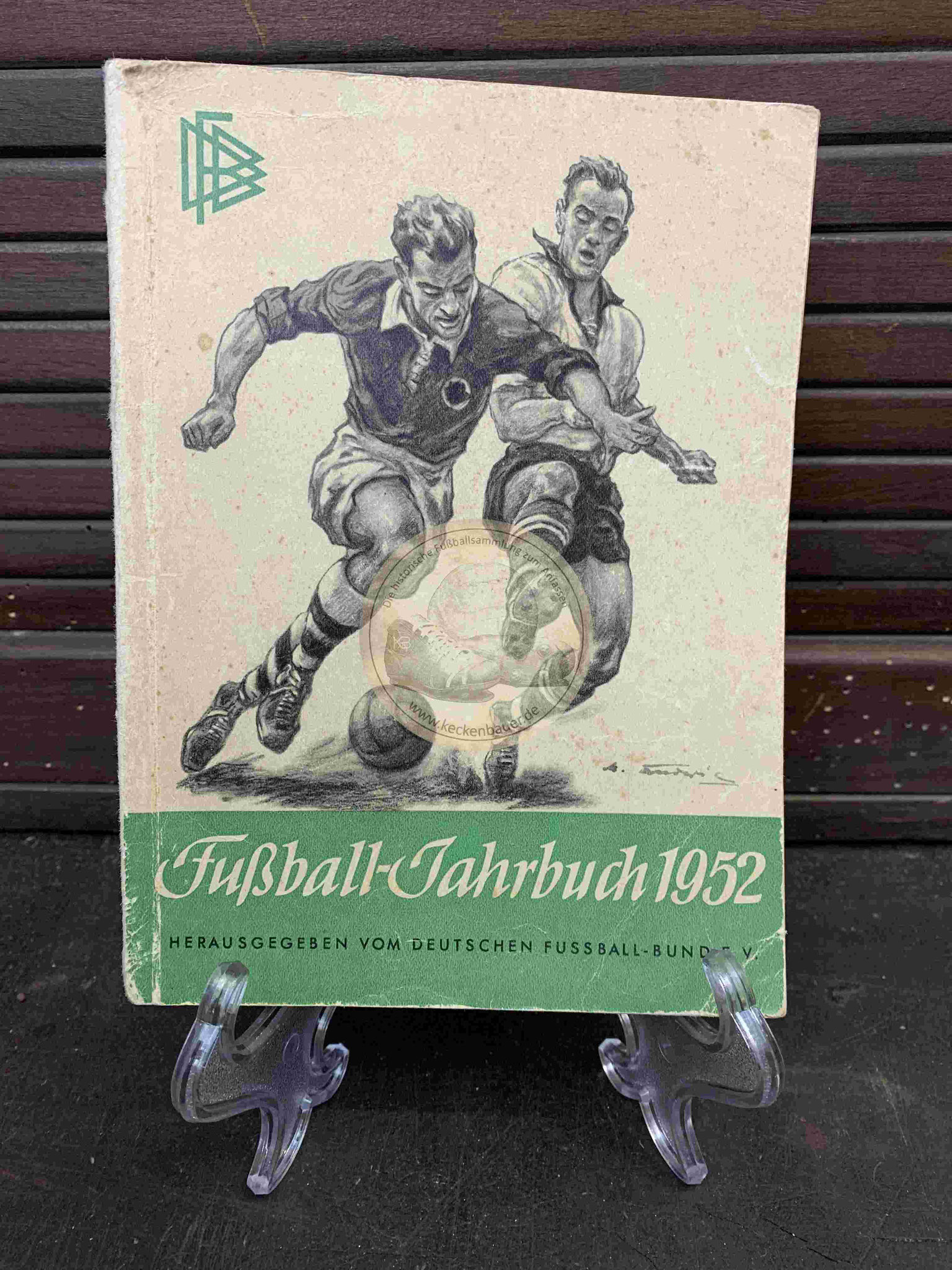 Fußball Jahrbuch vom DFB aus dem Jahr 1952