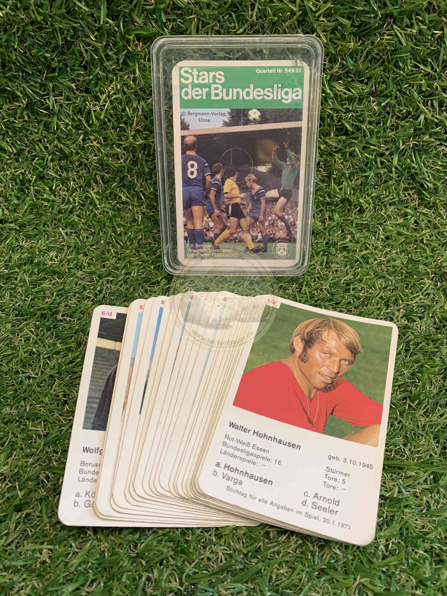 Stars der Bundesliga Quartett 54922 Bergmann Verlag Unna 1960er