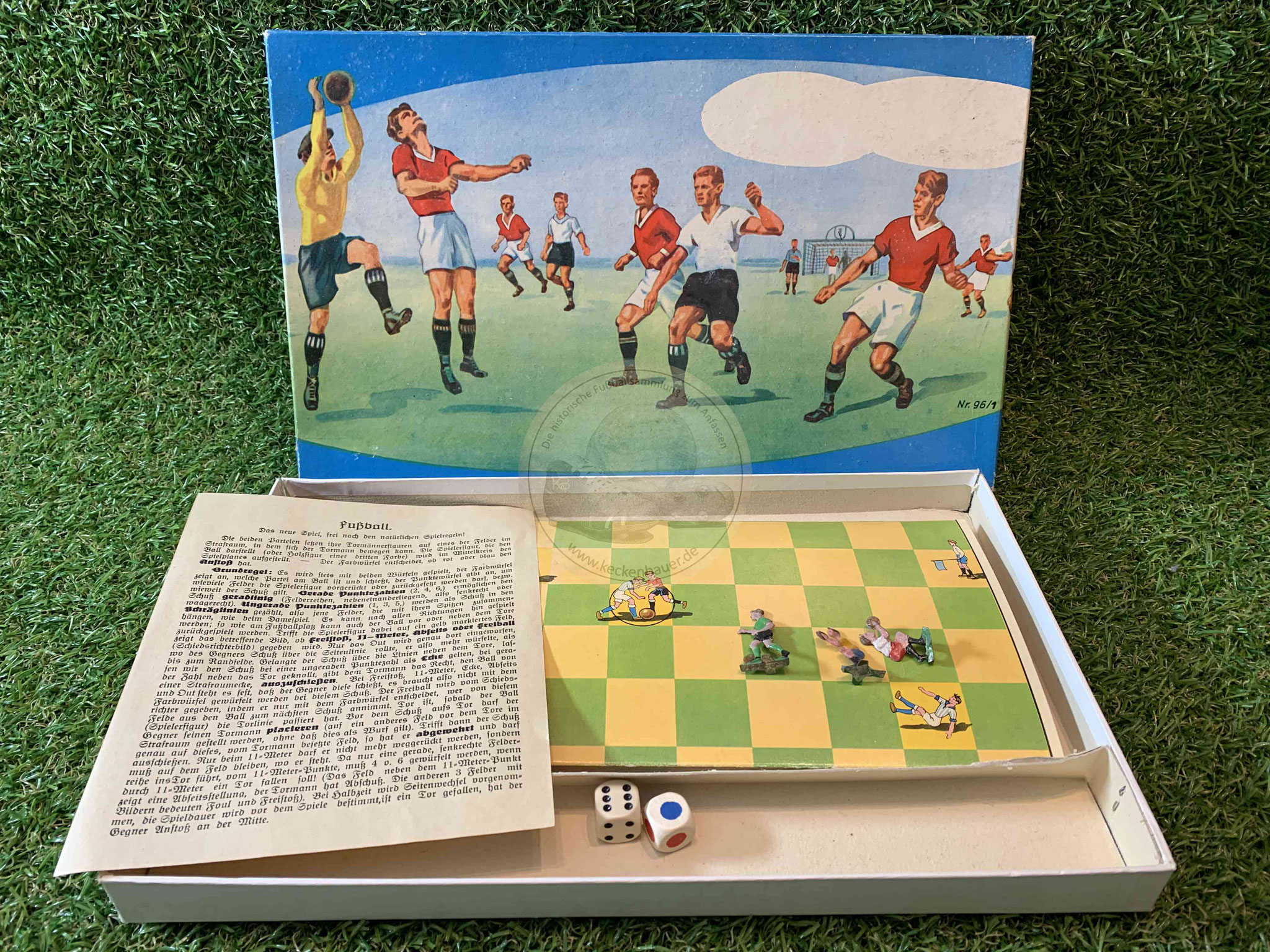 Fußball Spiel Brettspiel vermutlich aus den 1950ern