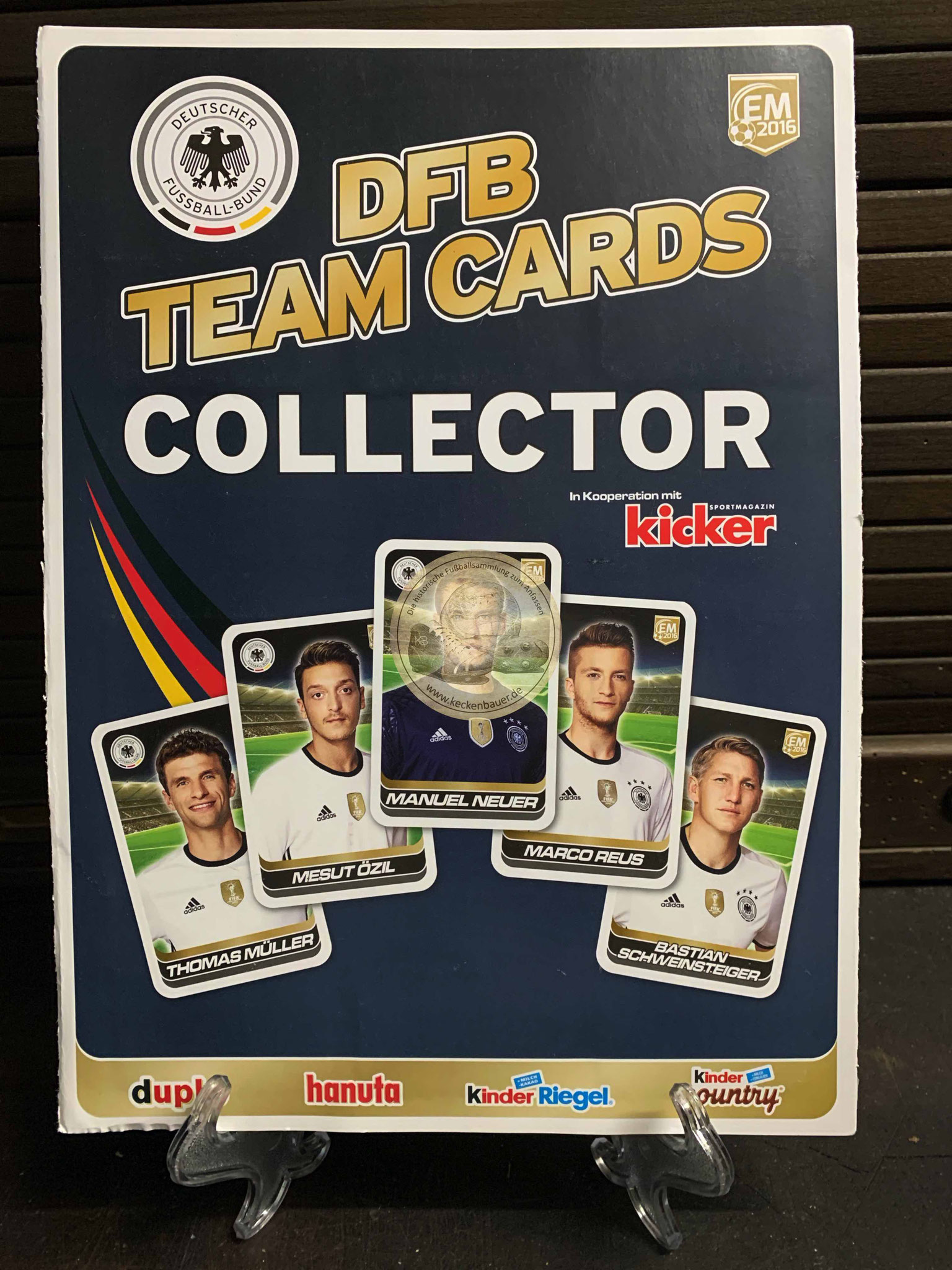 DFB Team Card Collection von Hanuta duplo Kinder Riegel zu EM 2016