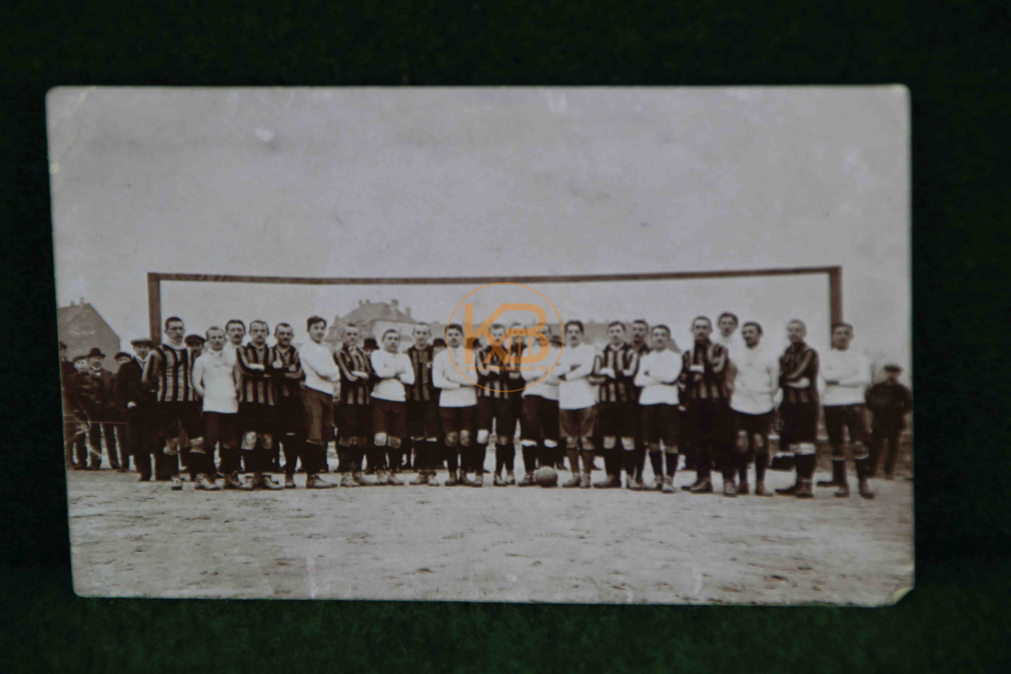 Foto einer Fußballmannschaft vermutlich in Leipzig um 1910