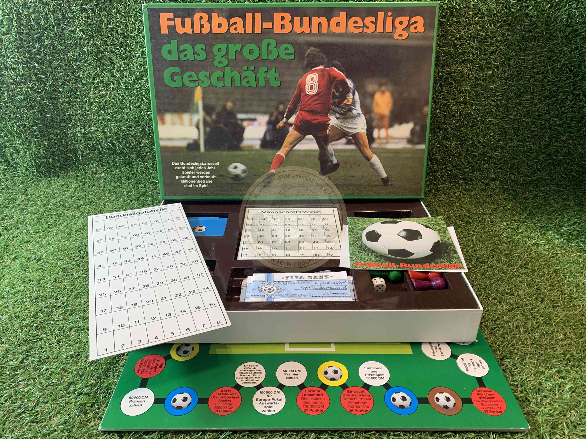 Fußball-Bundesliga das große Geschäft Fußballspiel 1980 von Klee