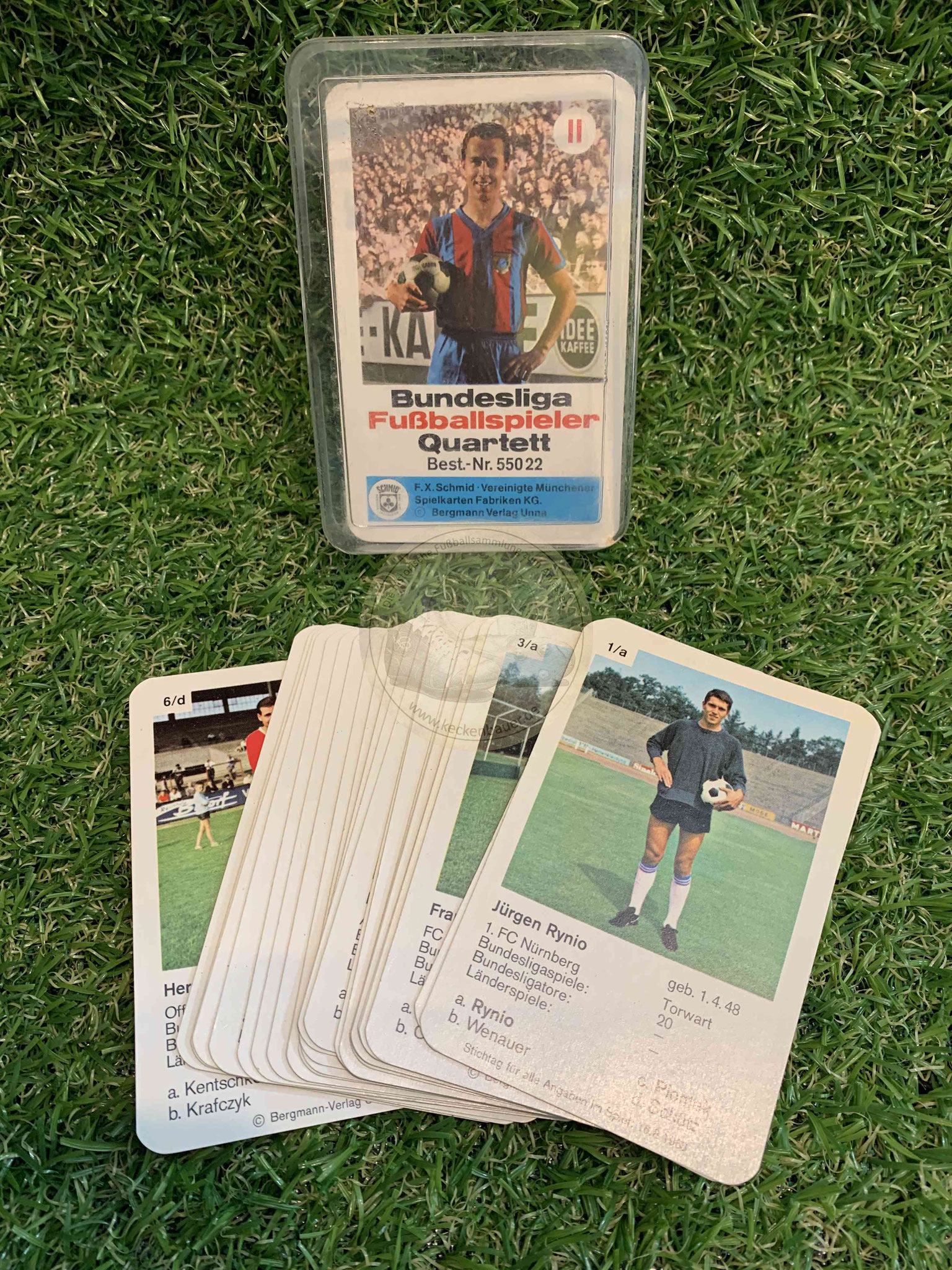 Bundesliga Fussballspieler Quartett 55022 von Schmid ca. aus den 1969