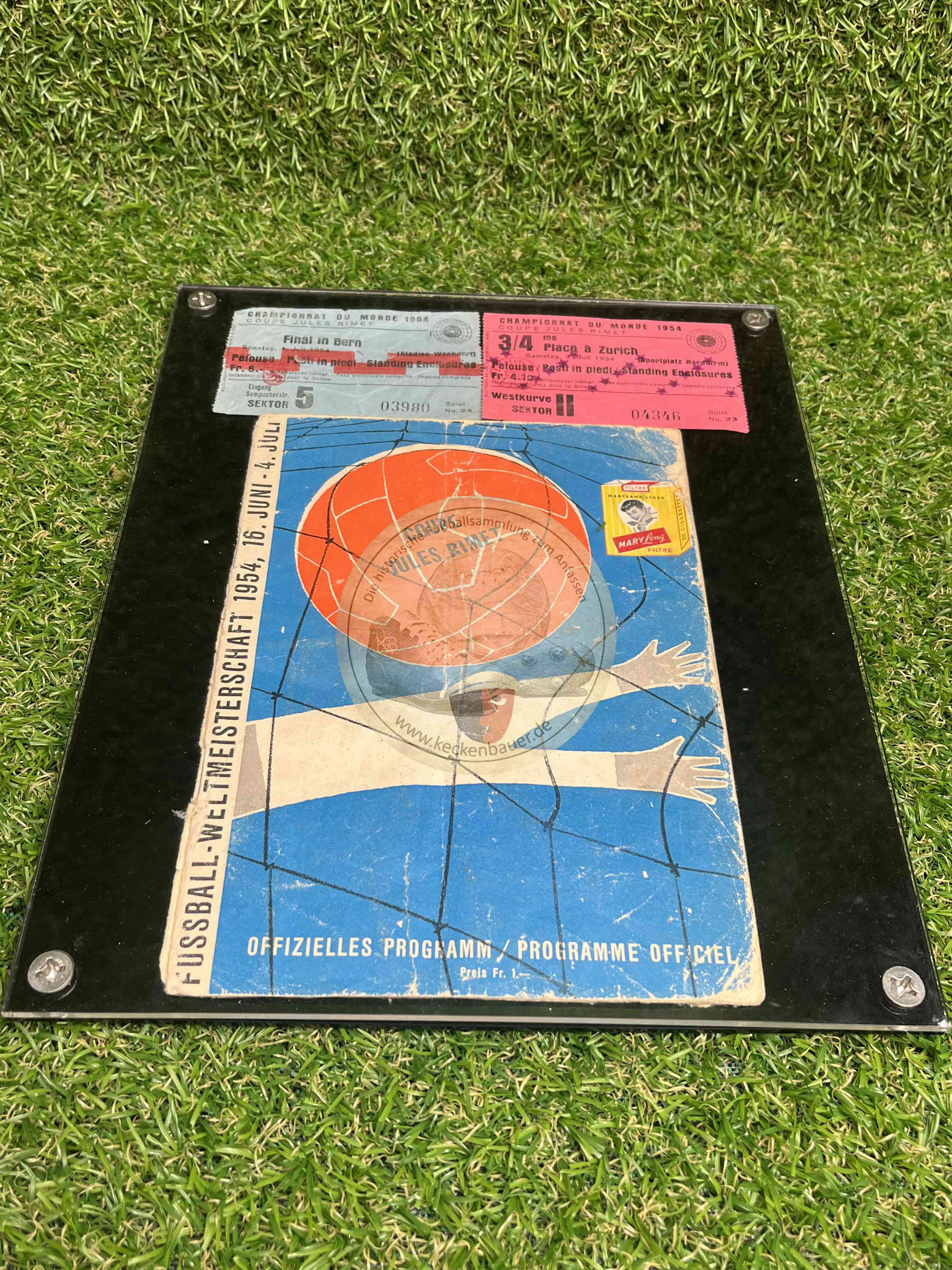 1954 Final und Spiel um Platz 3 Tickets und Programm