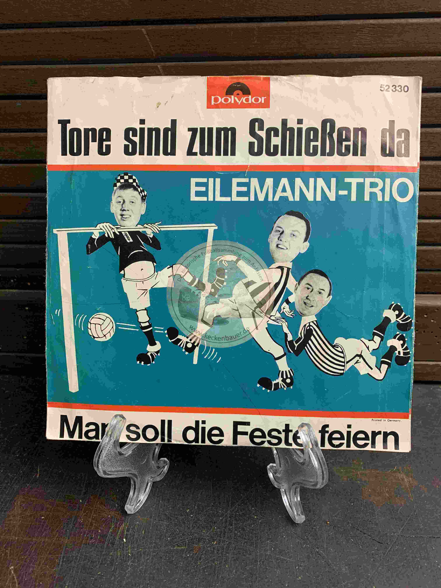 1964 Fußball-Single Tore sind zum Schießen da Eilemann-Trio Polydor