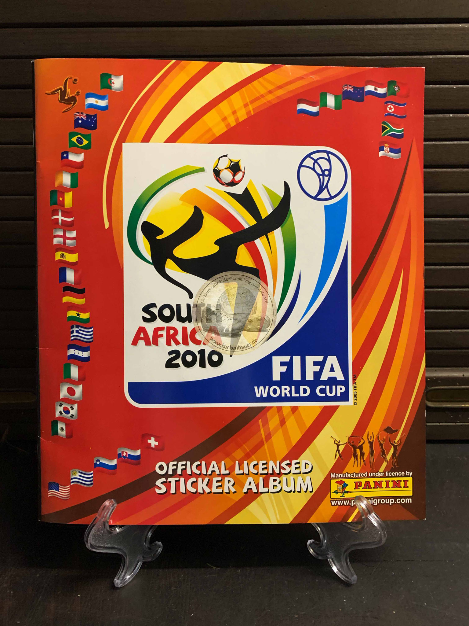 Panini Album von der WM 2010 in Südafrika