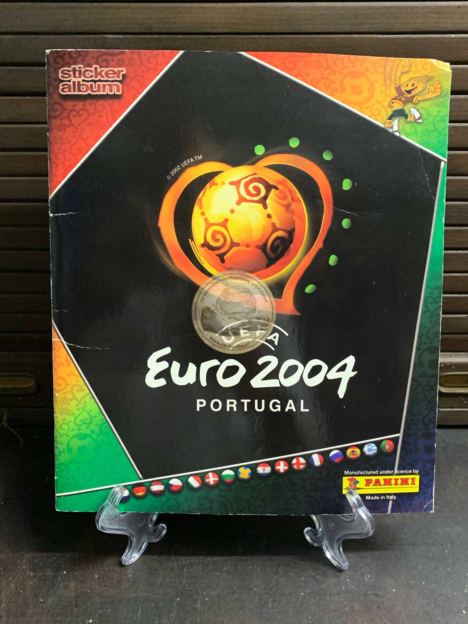 Panini Album von der EM 2004 in Portugal