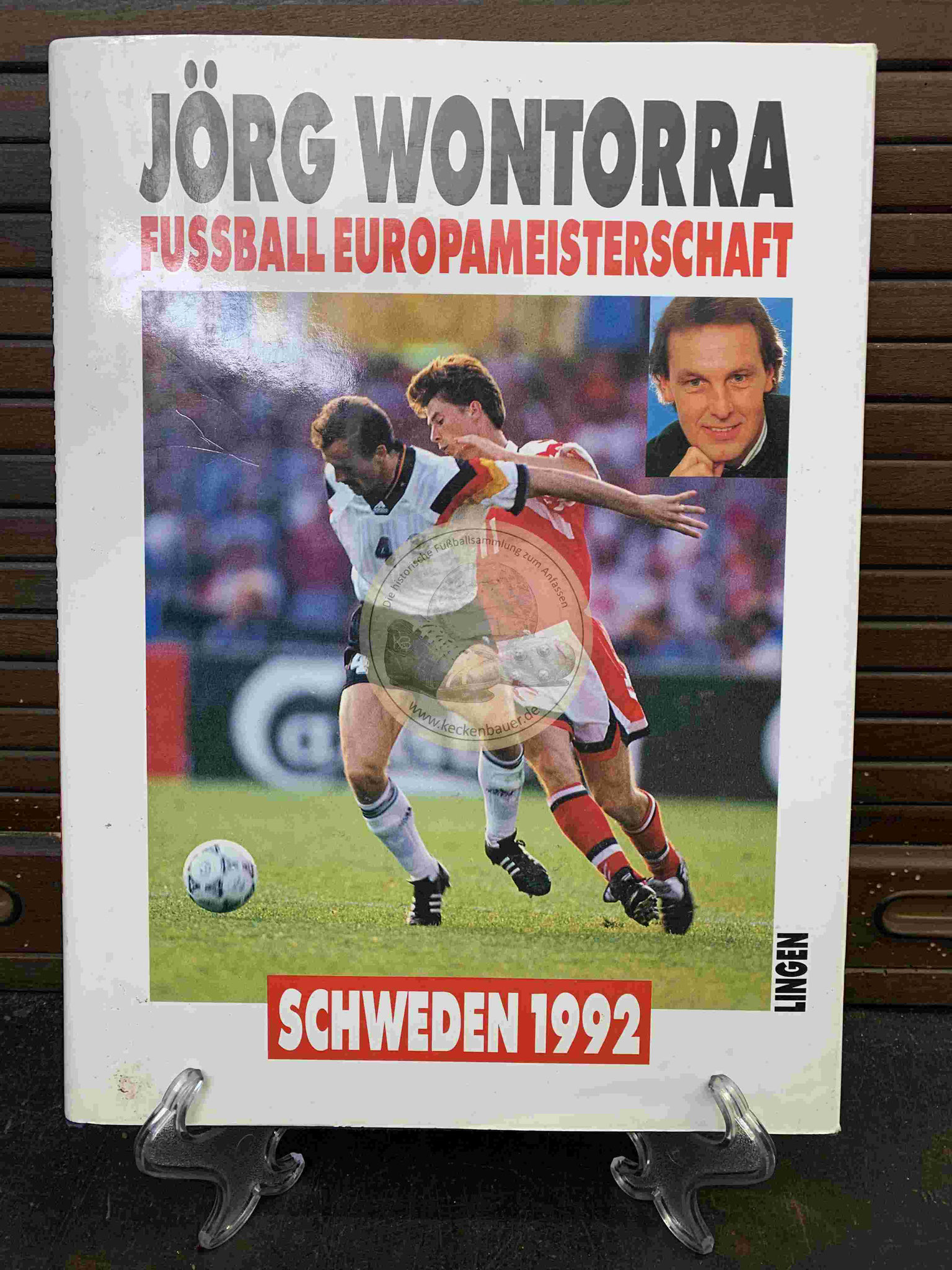 Jörg Wontorra Fußball Europameisterschaft Schweden 1992 vom Lingen Verlag