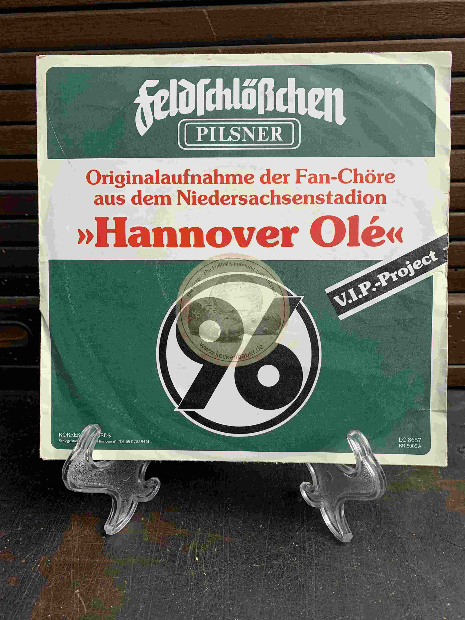 1987 Originalaufnahme der Fan-höre aus dem Niedersachsenstadion Hannover Olé