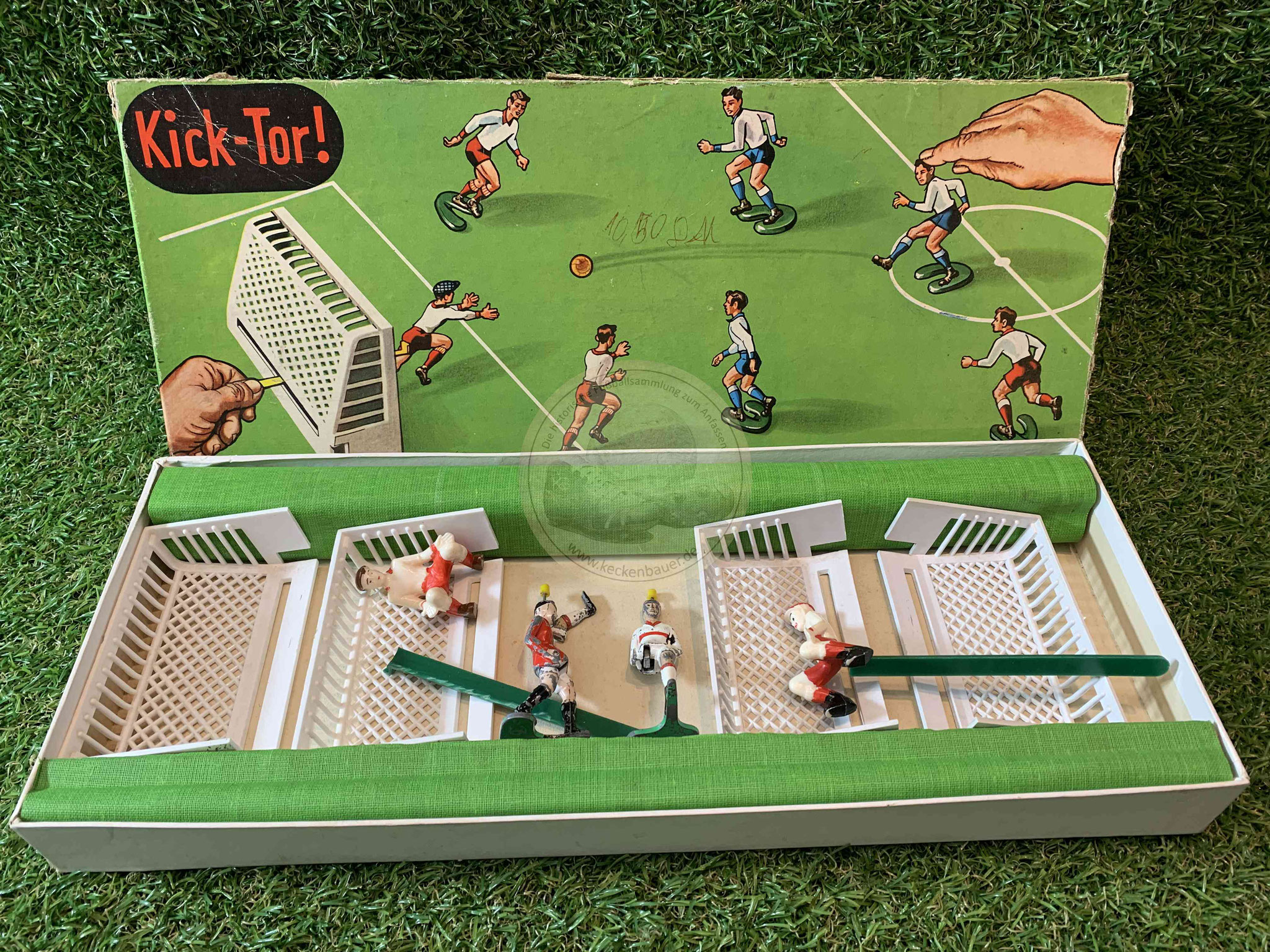 Kick Tor Tisch Fußball Spiel aus den 1970ern