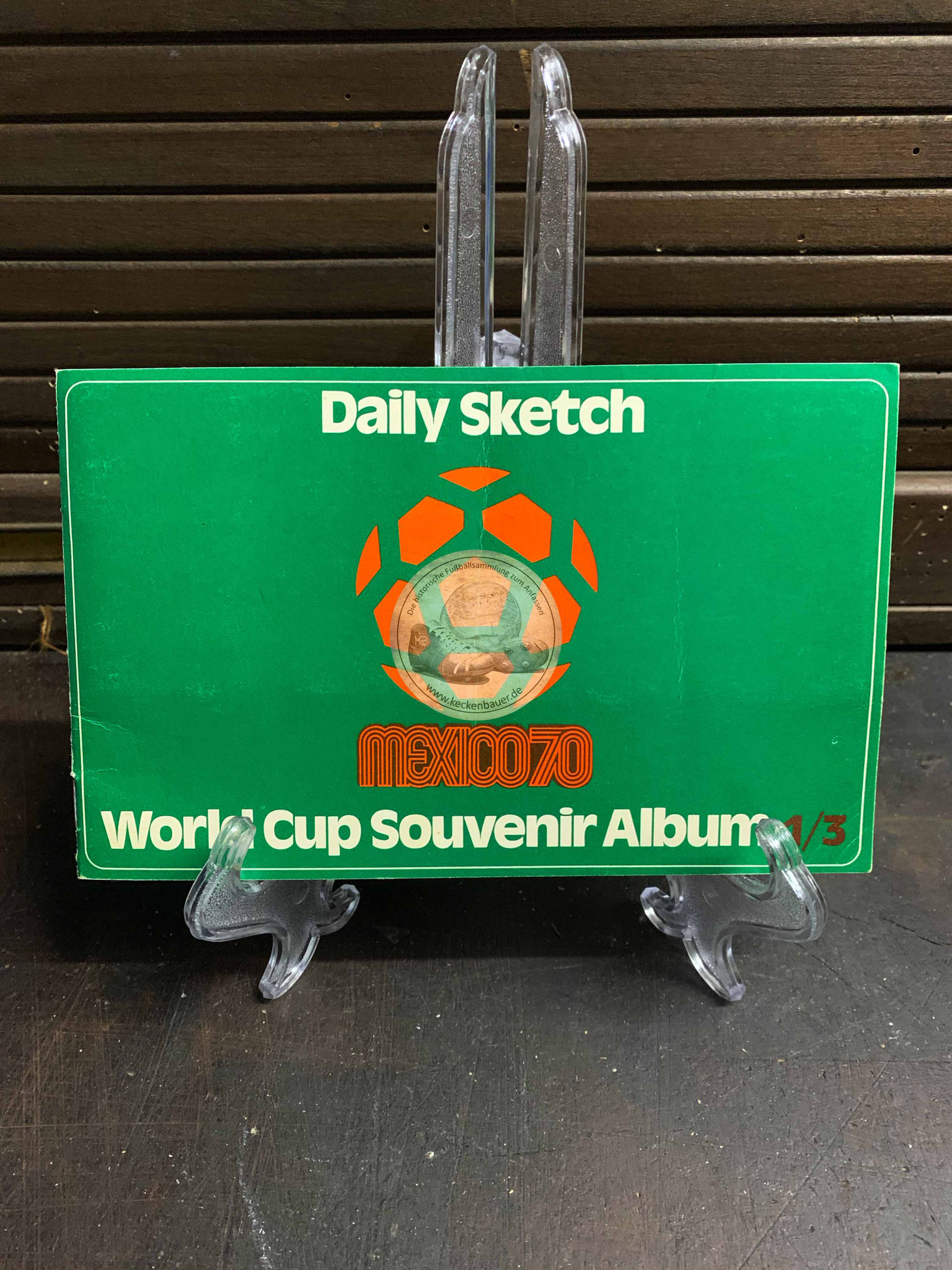 Sammelalbum World Cup Souvenir von Daily Sketch anläßlich der WM 1970 in Mexico