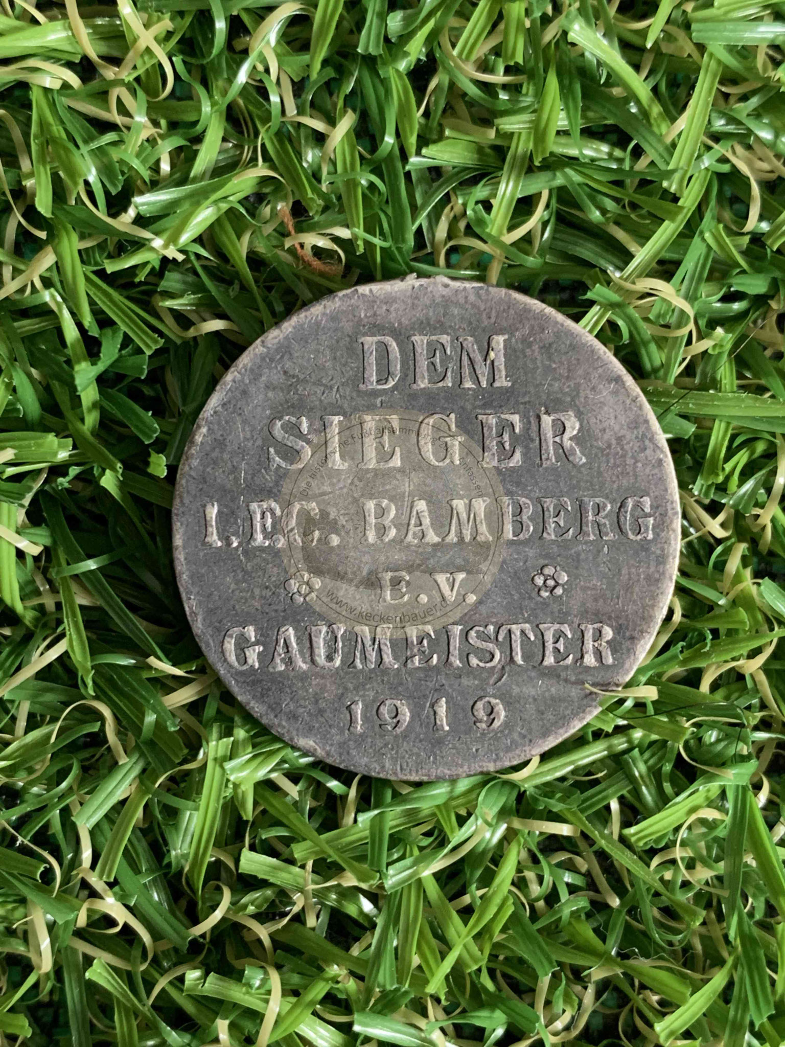 1919 Medailie Gaumeister 1919 1. FC Bamberg b