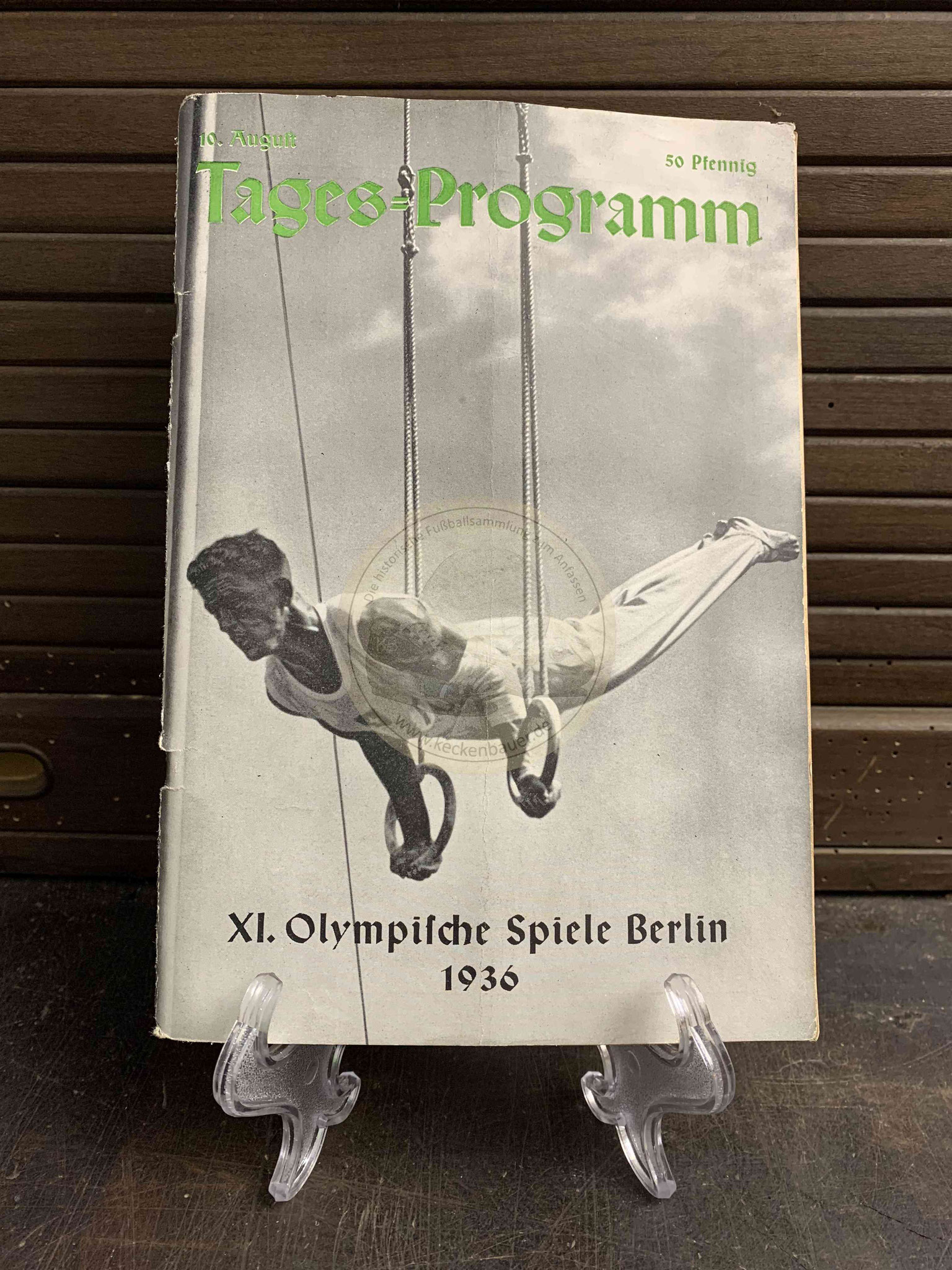 19360810 Olympia Berlin Tagesprogramm
