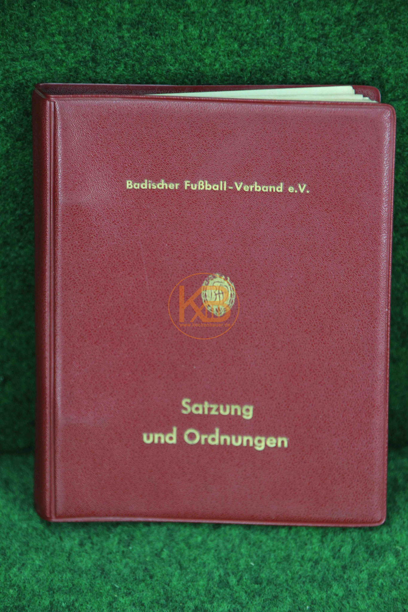 Badischer Fußballverband Fußball Satzung und Ordnungen ca.1959